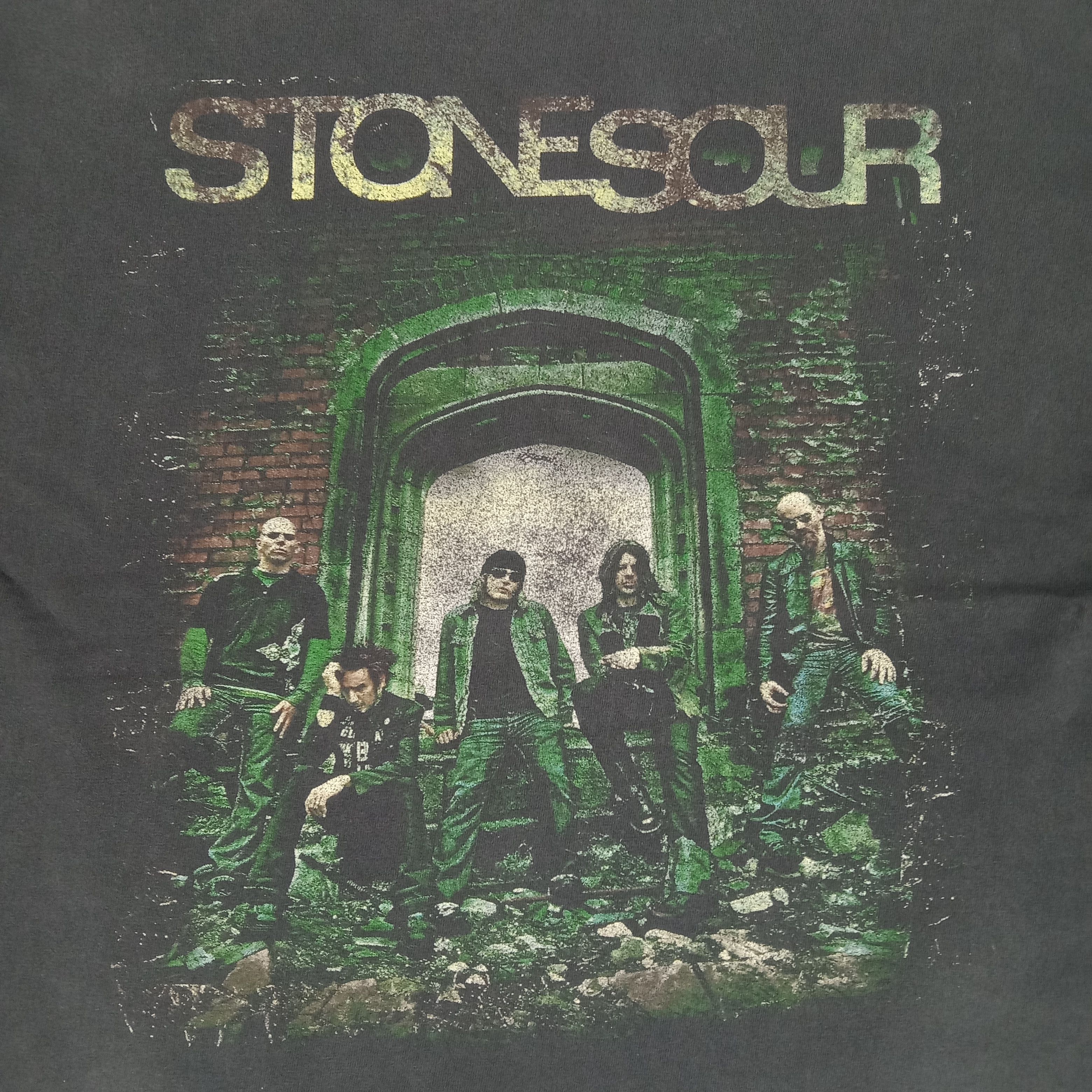 Band Tees × Vintage Stone Sour American Rock Band Tshirt Size US M / EU 48-50 / 2 - 2 Thumbnail