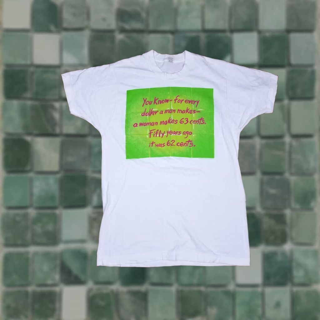JW Anderson VINTAGE 1990 LAURIE ANDERSON BAND TOUR T-SHIRT XLARGE Mens White Solid Size US XL / EU 56 / 4 - 1 Thumbnail
