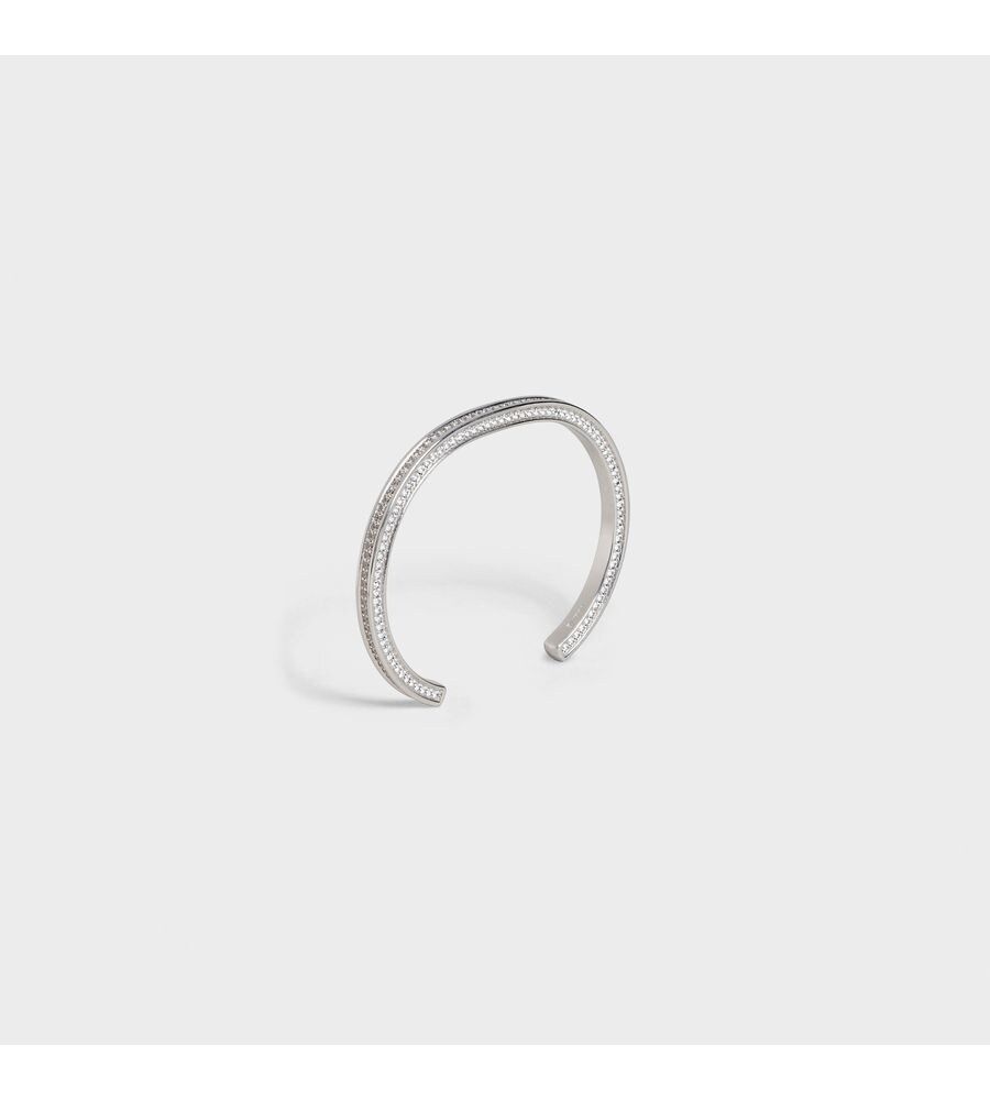 Celine o1loc1c1124 Size:OS / Edwige Thin Bracelet in Silver Size ONE SIZE - 2 Thumbnail
