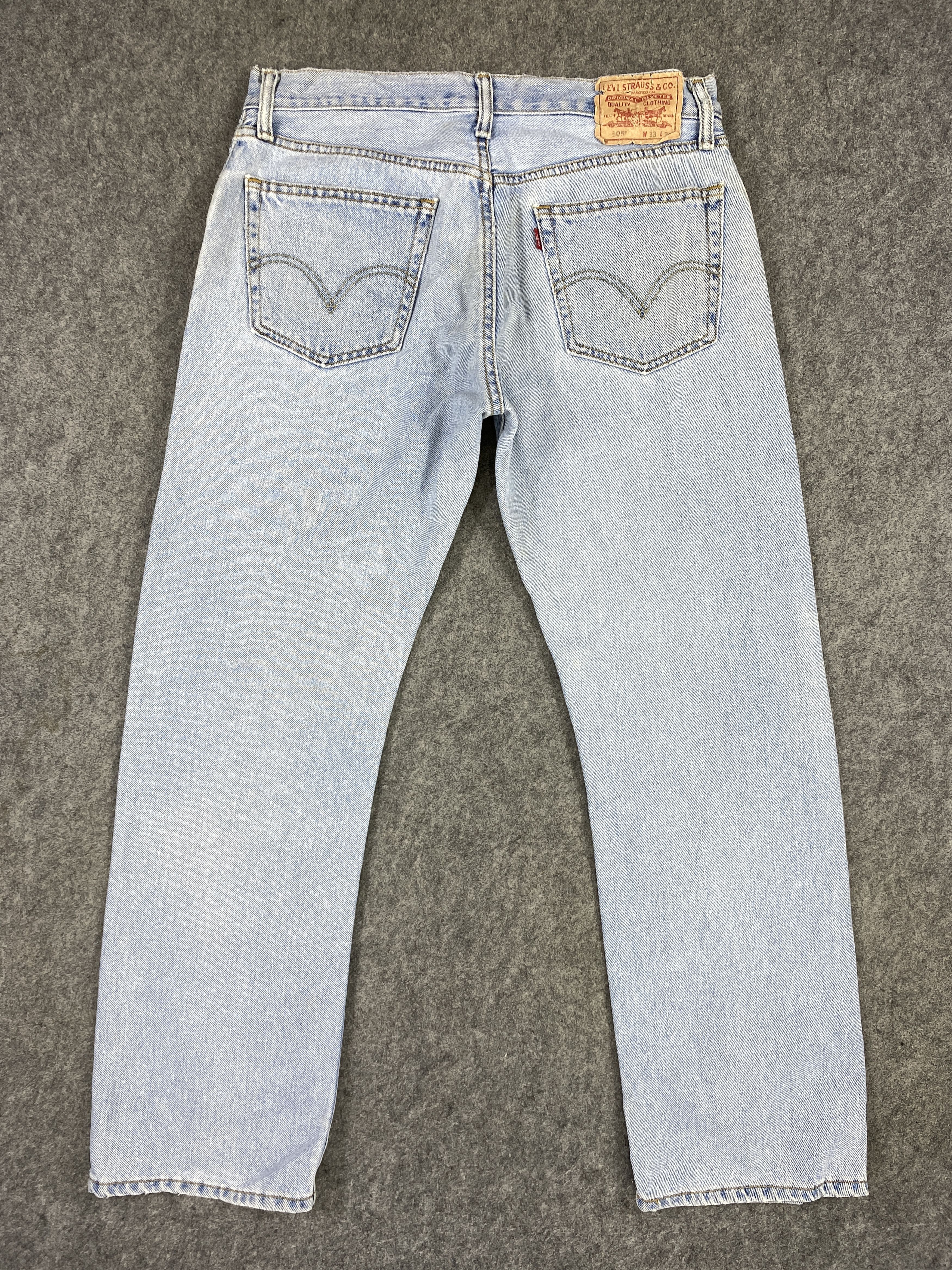 Levi's Light Blue Wash Vintage Levi's 505 33x29.5 Denim -JN1784 Size US 33 - 2 Thumbnail