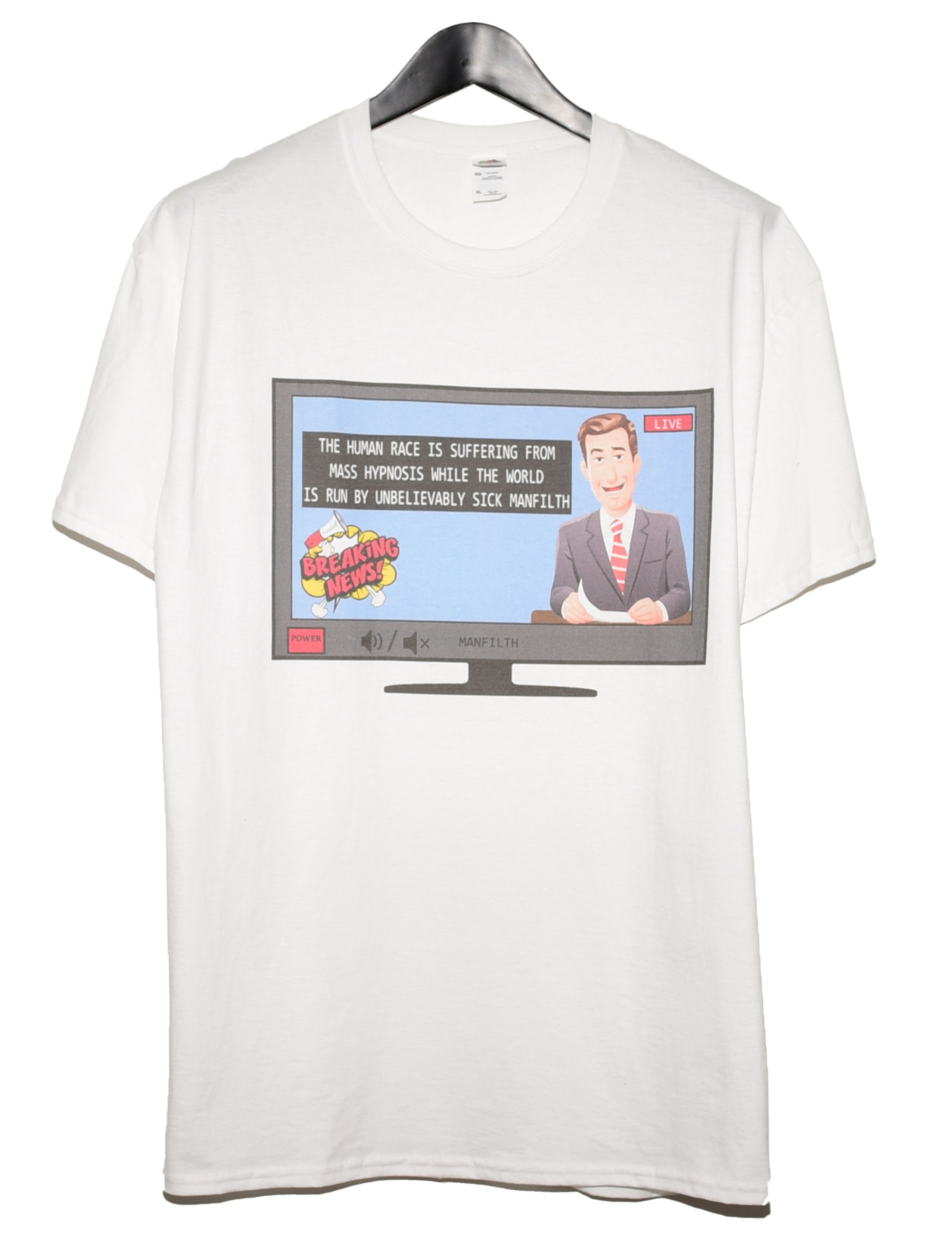 Other Manfilth Breaking News Tee Size US XL / EU 56 / 4 - 1 Thumbnail