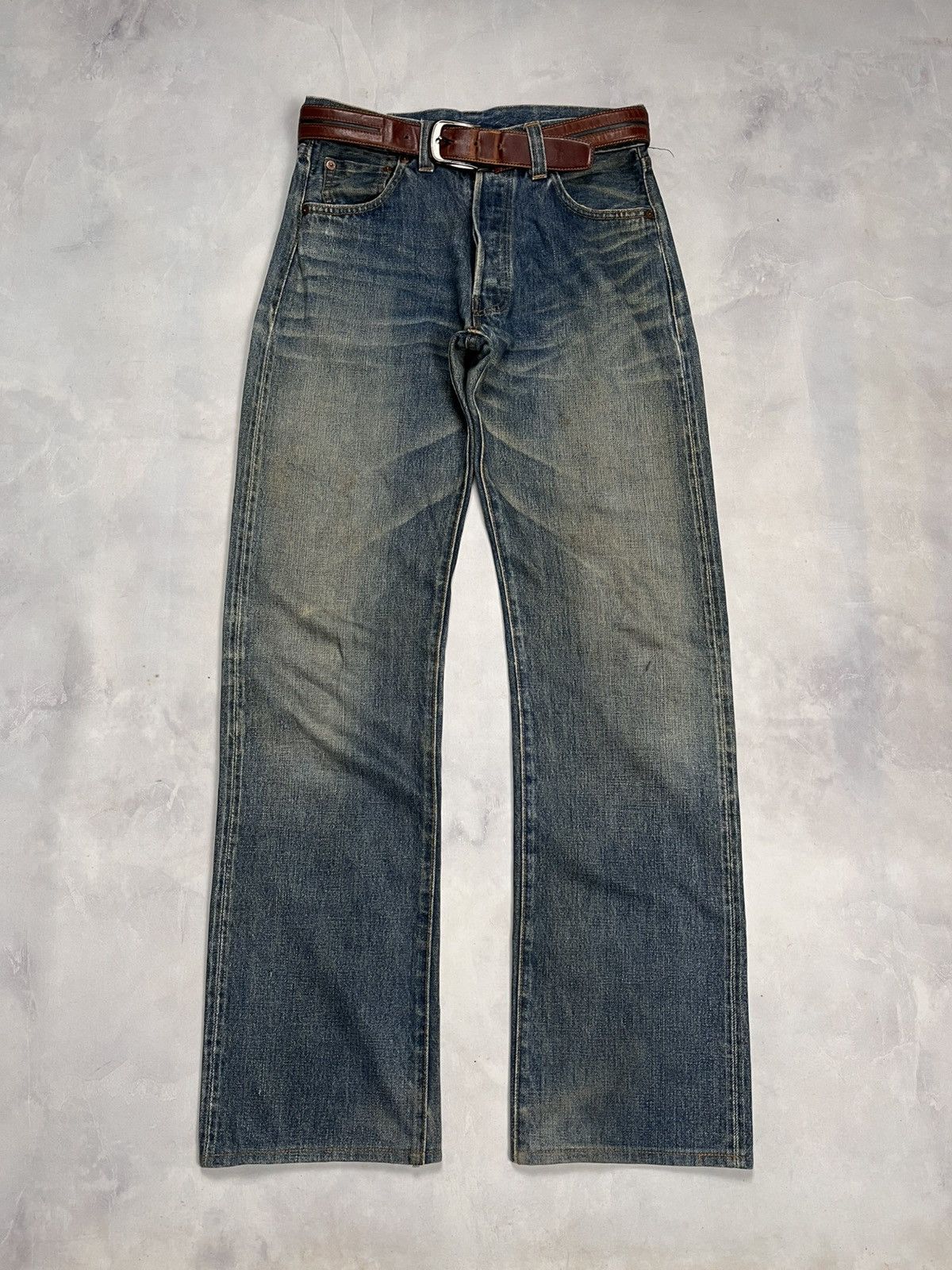 Vtg Levi’s 501 Big E Selvedge Denim Button Fly