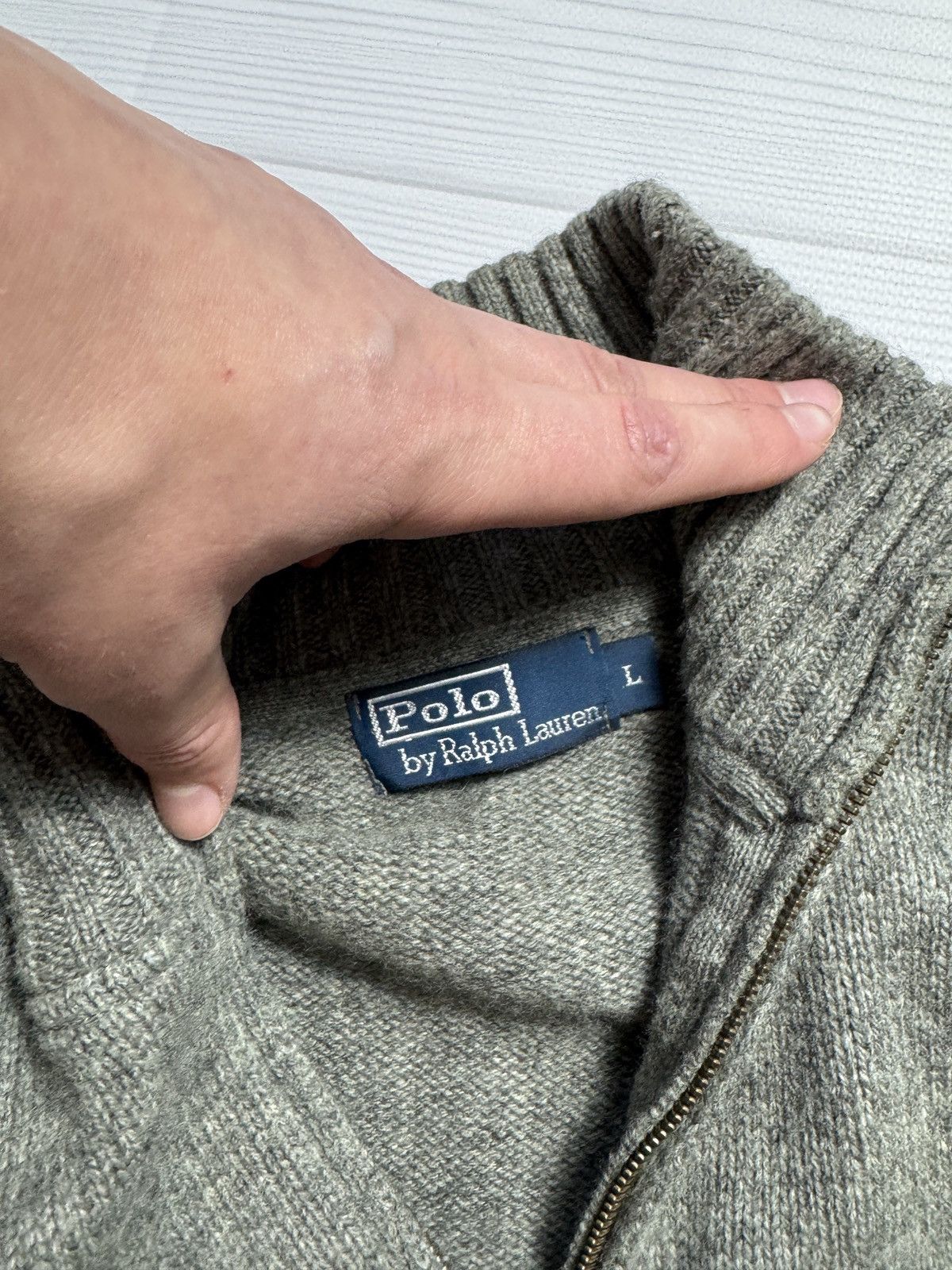 Polo Ralph Lauren × Vintage Polo Ralph Lauren 1/4 Zip Sweater Wool Size US L / EU 52-54 / 3 - 6 Thumbnail