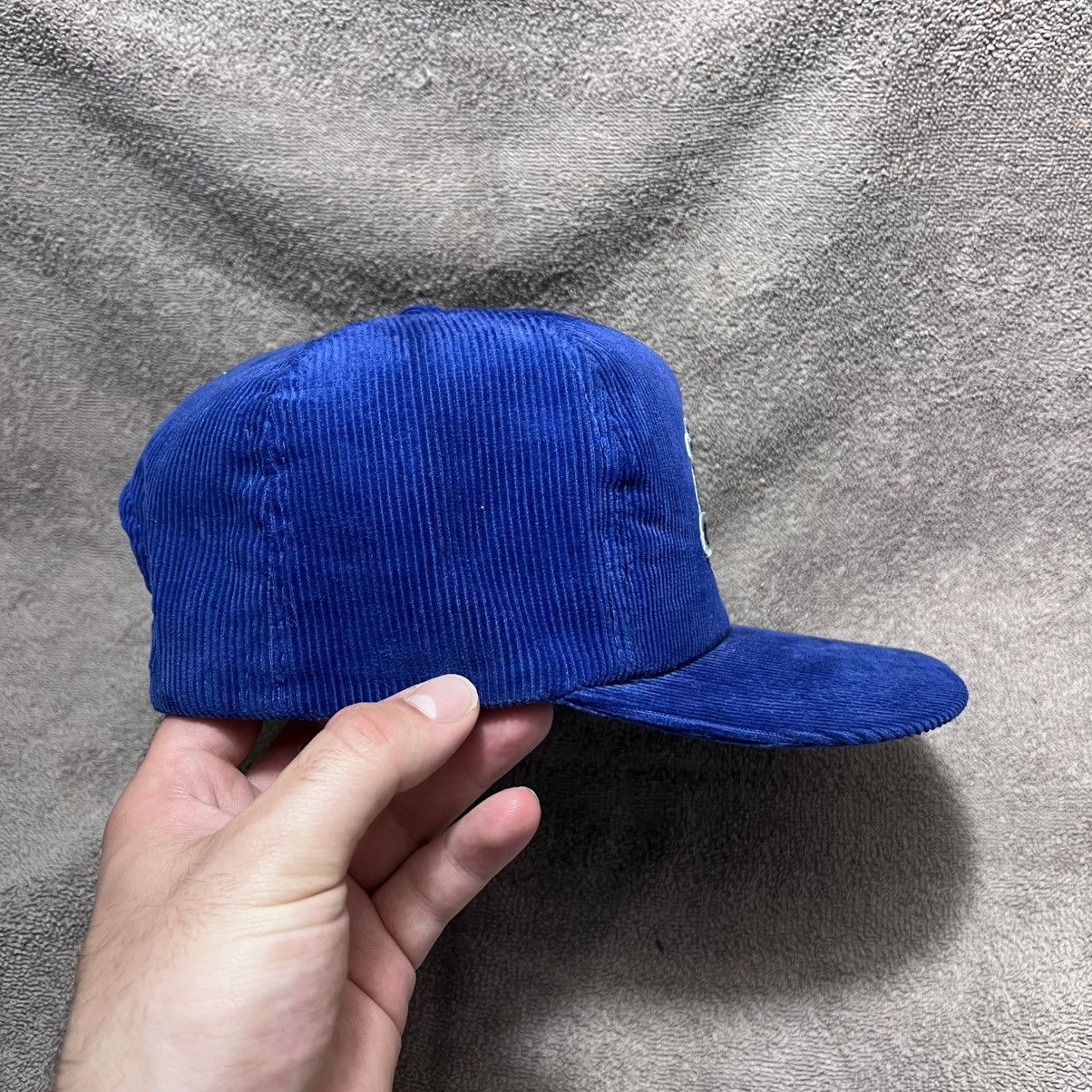 Vintage Vintage Las Vegas Corduroy Trucker Hat SnapBack Blue Size ONE SIZE - 6 Thumbnail