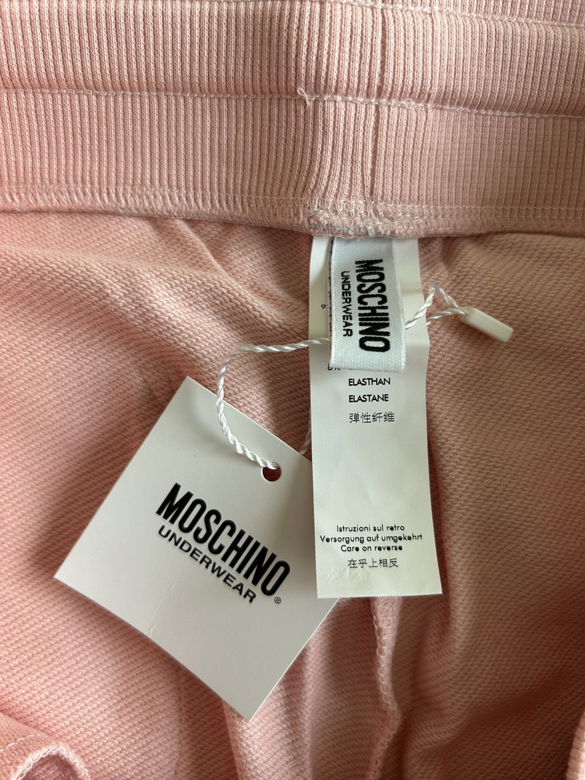 Moschino Moschino Sweatpants Underwear Pink Tape Logo Striped Greece Size US 32 / EU 48 - 8 Thumbnail