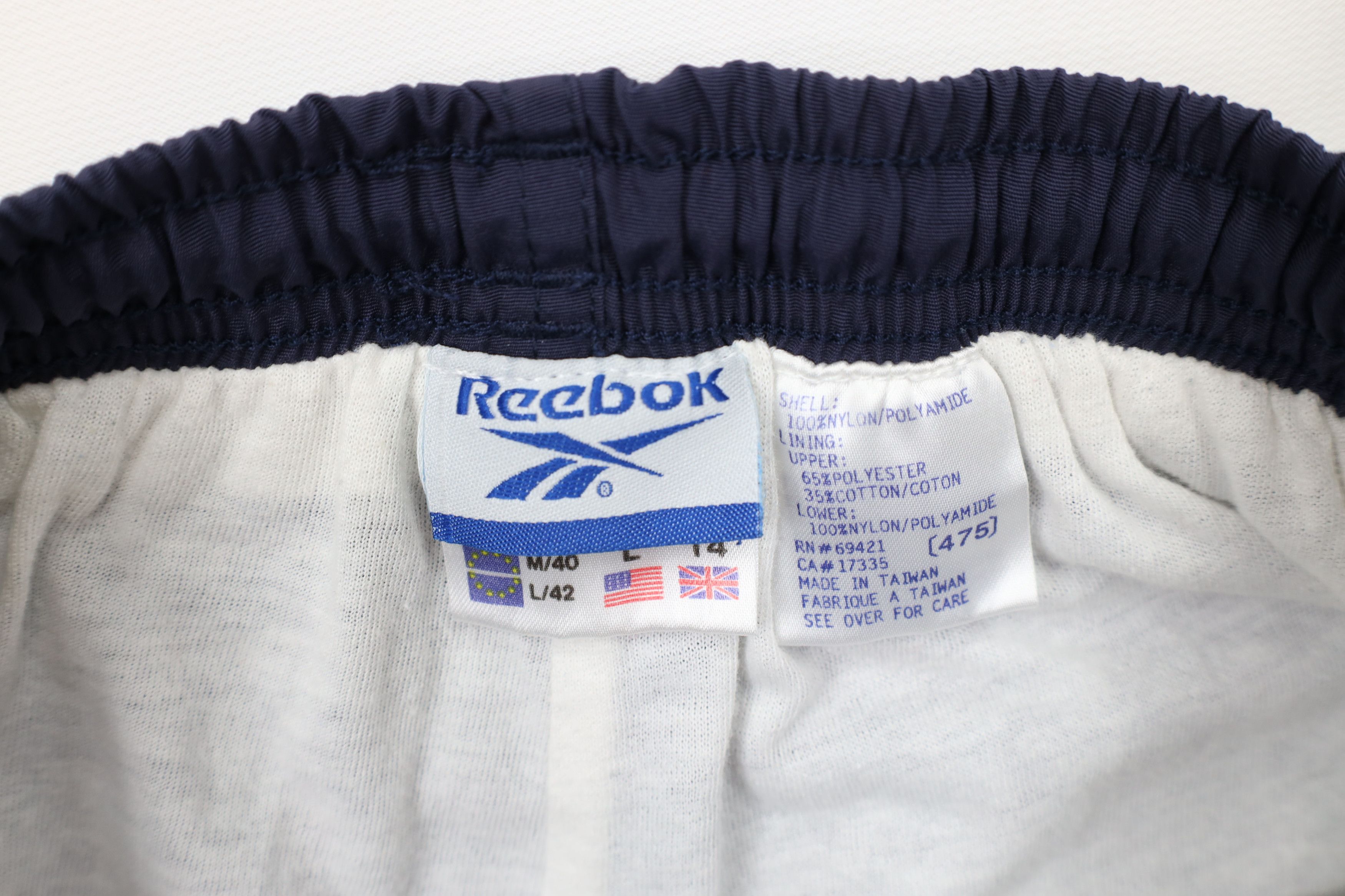 Reebok × Vintage Vintage 90s Reebok Logo Lined Windbreaker Joggers Pants Size US 36 / EU 52 - 10 Thumbnail