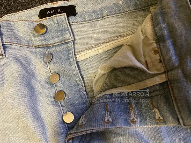 Amiri Amiri Size 31 Snow pattern jeans Size US 31 - 6 Thumbnail