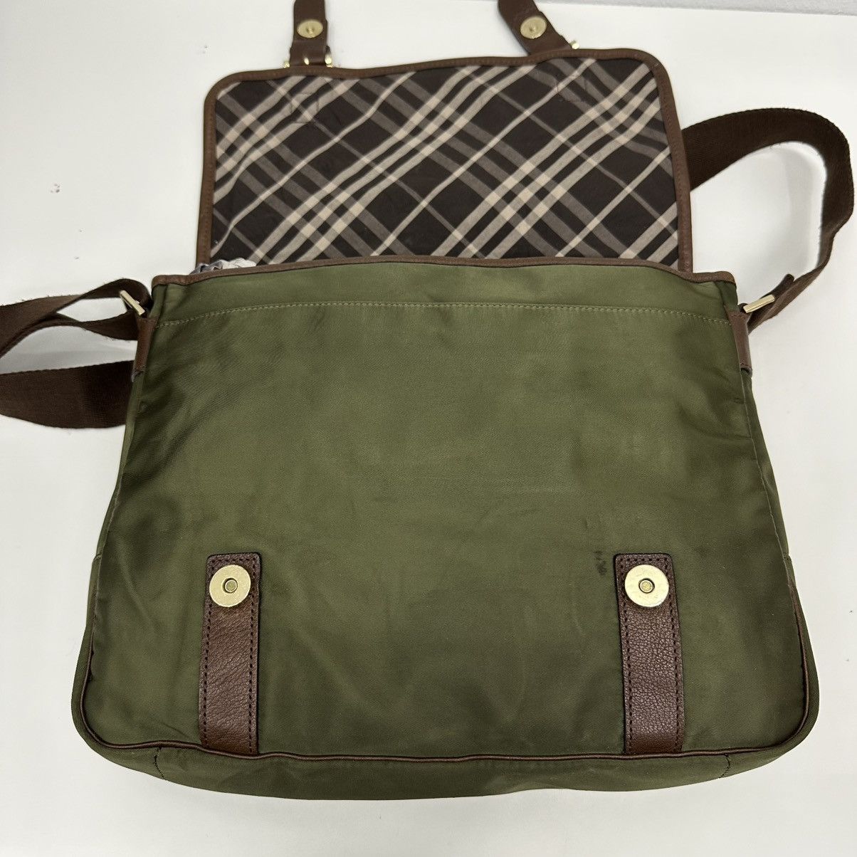 Burberry ‼️YES‼️ AUTHENTIC BURBERRY BLACK LABEL MESSENGER SHOULDER BAG Size ONE SIZE - 10 Thumbnail