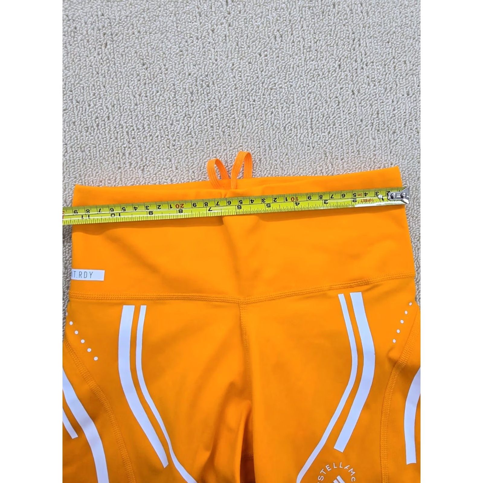 Stella McCartney Adidas By Stella McCartney Women’s XS Orange Athletic Running Shorts Size 26" / US 2 / IT 38 - 6 Thumbnail