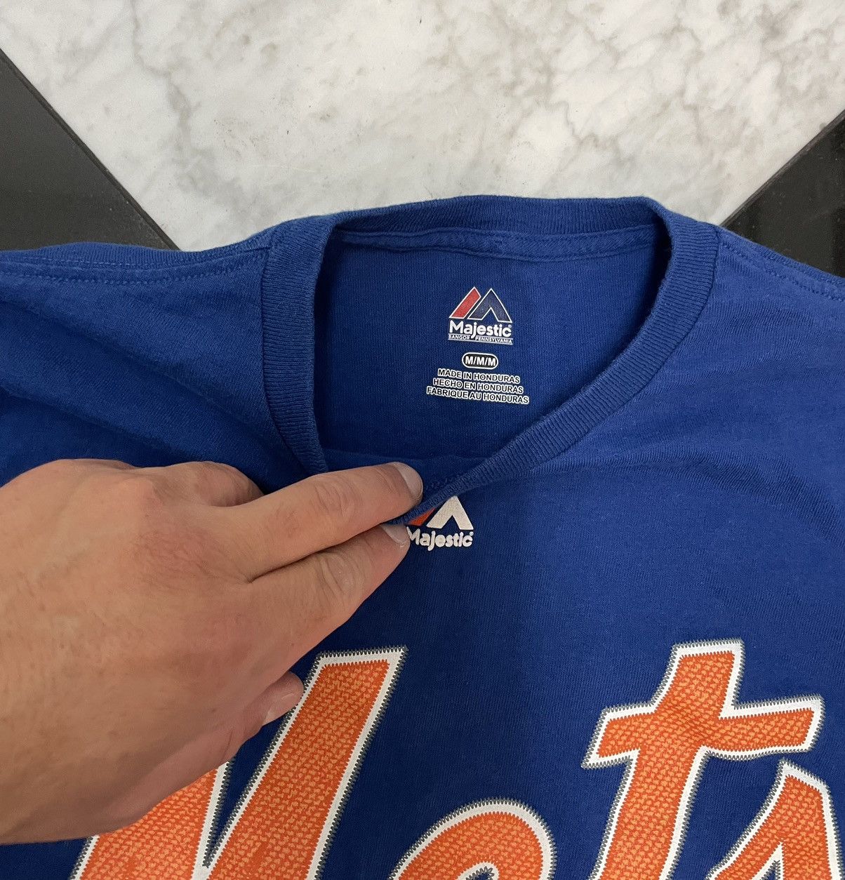 Majestic 🔥 Vintage Mets t-shirt Size US M / EU 48-50 / 2 - 2 Thumbnail