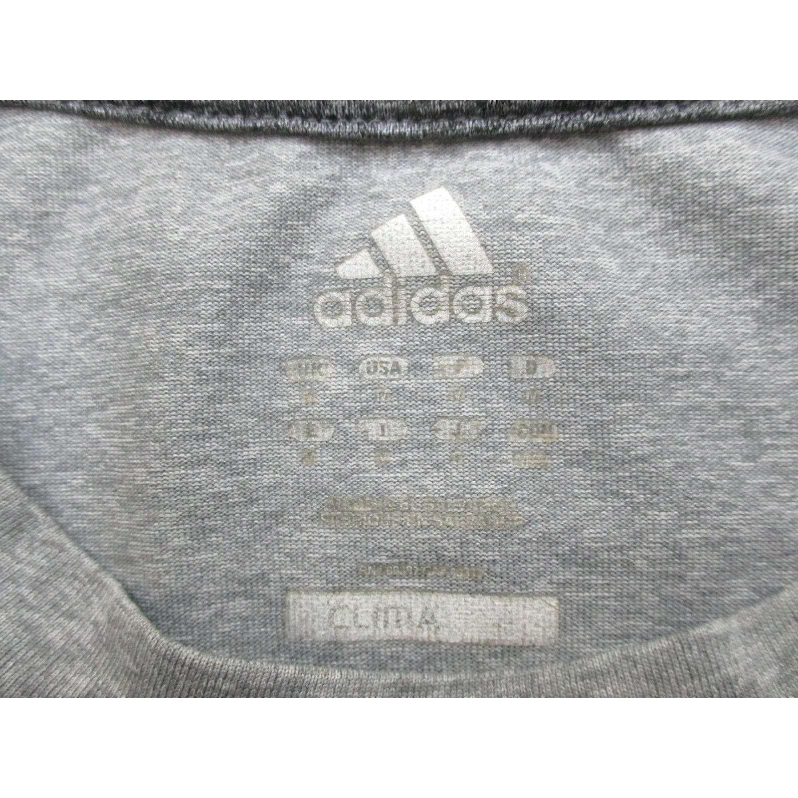 Adidas ADIDAS Shirt Men's Size M Active Running Soccer Plain Gray Size US M / EU 48-50 / 2 - 4 Thumbnail