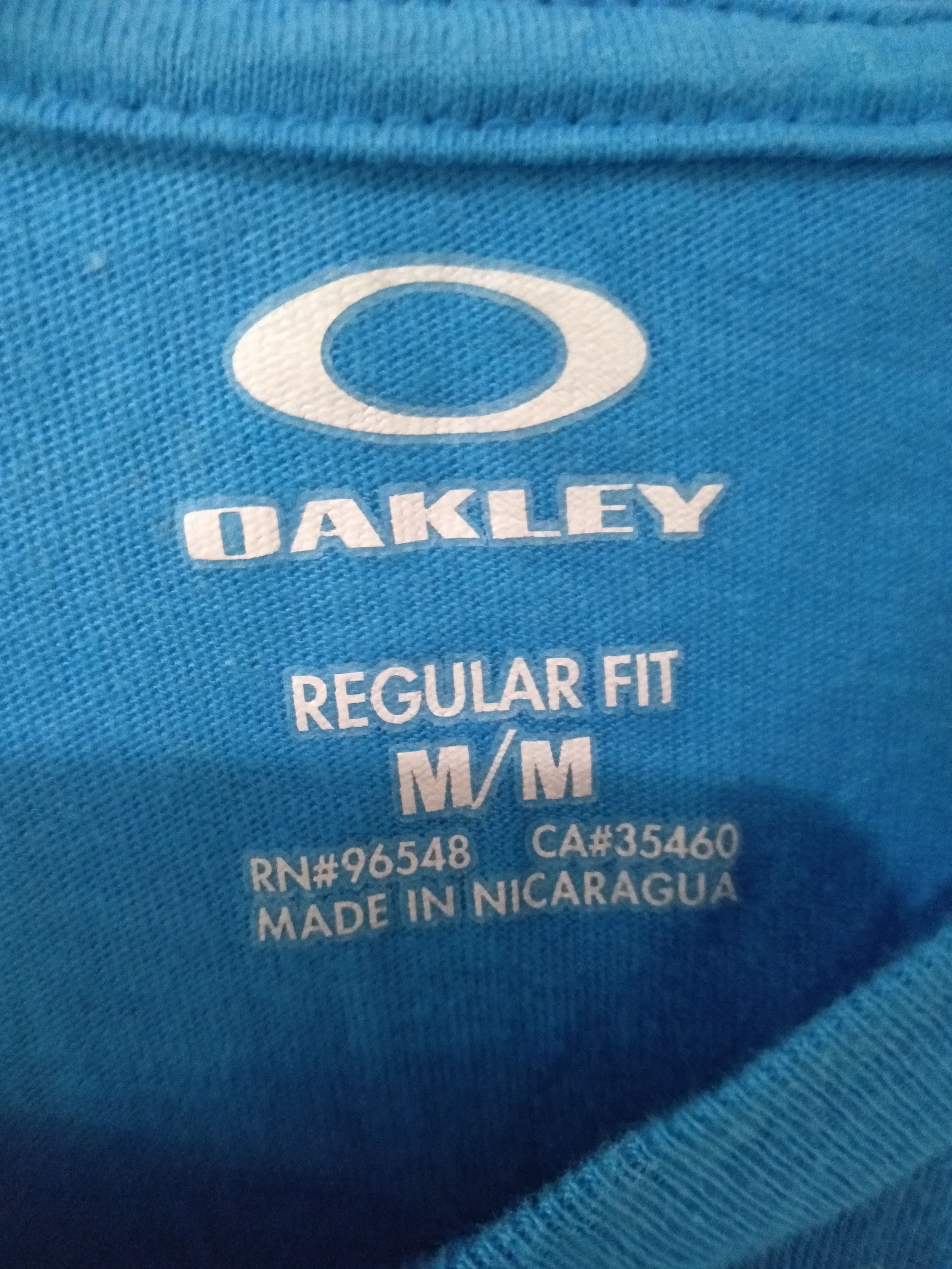Vintage Vintage 00’s Oakley T-shirt Big Logo Size US L / EU 52-54 / 3 - 3 Thumbnail