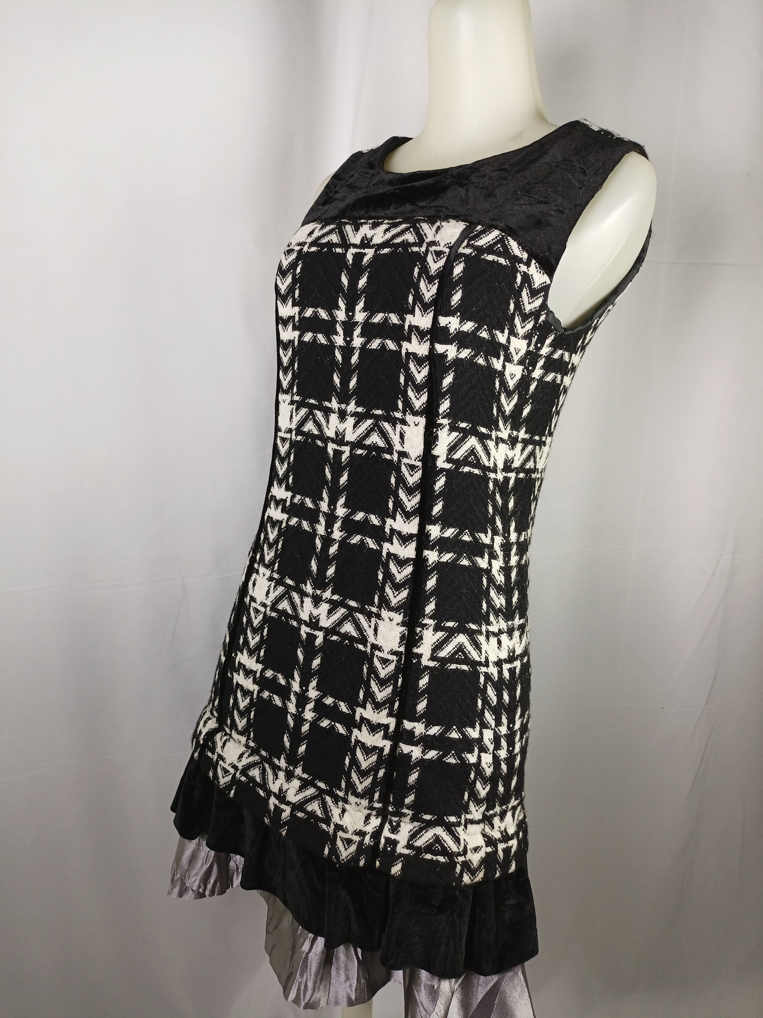 Designer × Japanese Brand N. BY N COCO Knitted Sleeveless Velvet Dress Size M / US 6-8 / IT 42-44 - 2 Thumbnail