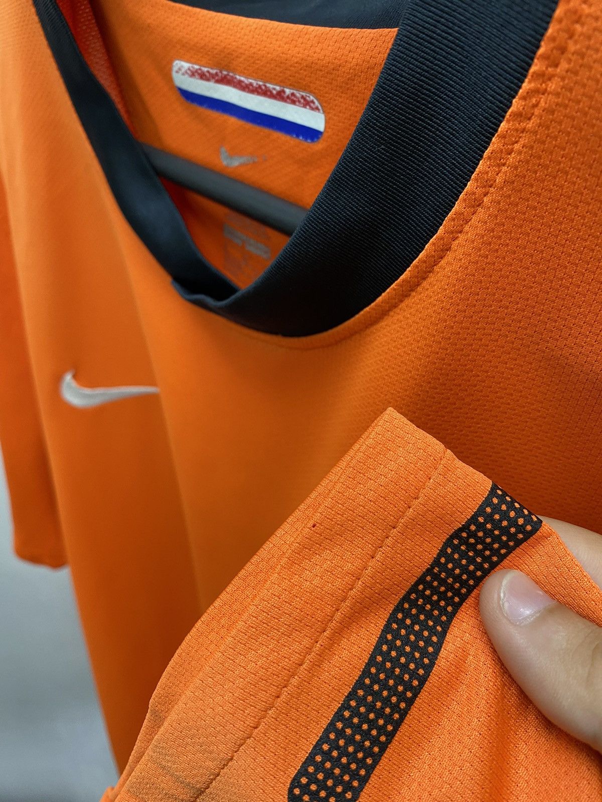 Nike NETHERLANDS TEAM 2010 2012 HOME FOOTBALL SHIRT SOCCER JERSEY Size US XL / EU 56 / 4 - 19 Thumbnail