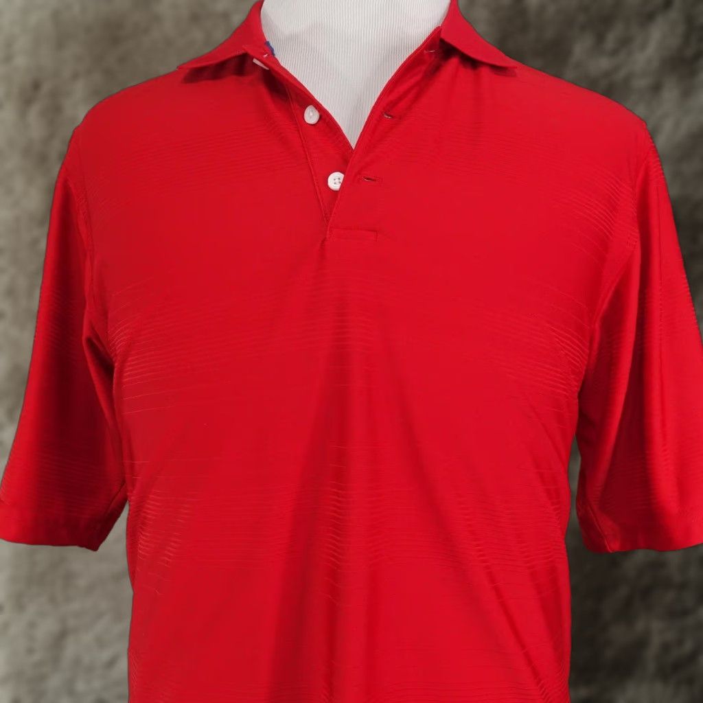 Vintage Walter Hagen Essentials Shirt Mens Medium Red Golf Performance Lightweight Size US M / EU 48-50 / 2 - 1 Thumbnail