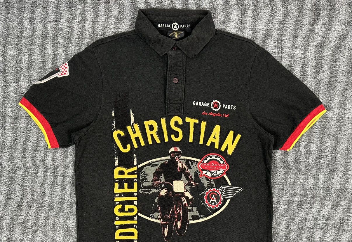 Christian Audigier Rare🔥Christian Audigier Collar Shirt Big Logo Spell Out Size US M / EU 48-50 / 2 - 3 Thumbnail