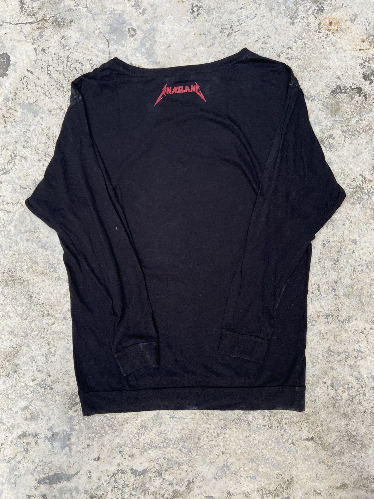 Hysteric Glamour 2000s RNA SLANG punk skull long sleeve t-shirt Size XL / US 12-14 / IT 48-50 - 2 Thumbnail