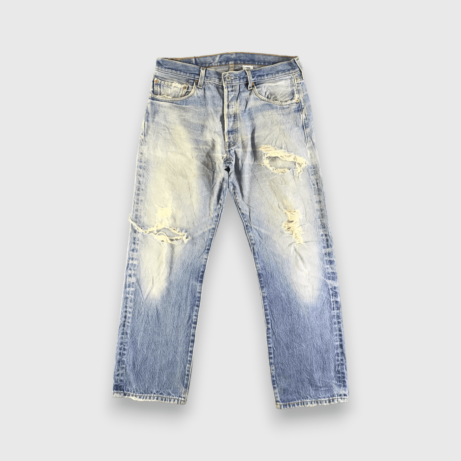 Levi's Vintage Light Wash Levis 501 Jeans-J4556 Size US 34 / EU 50 - 1 Thumbnail