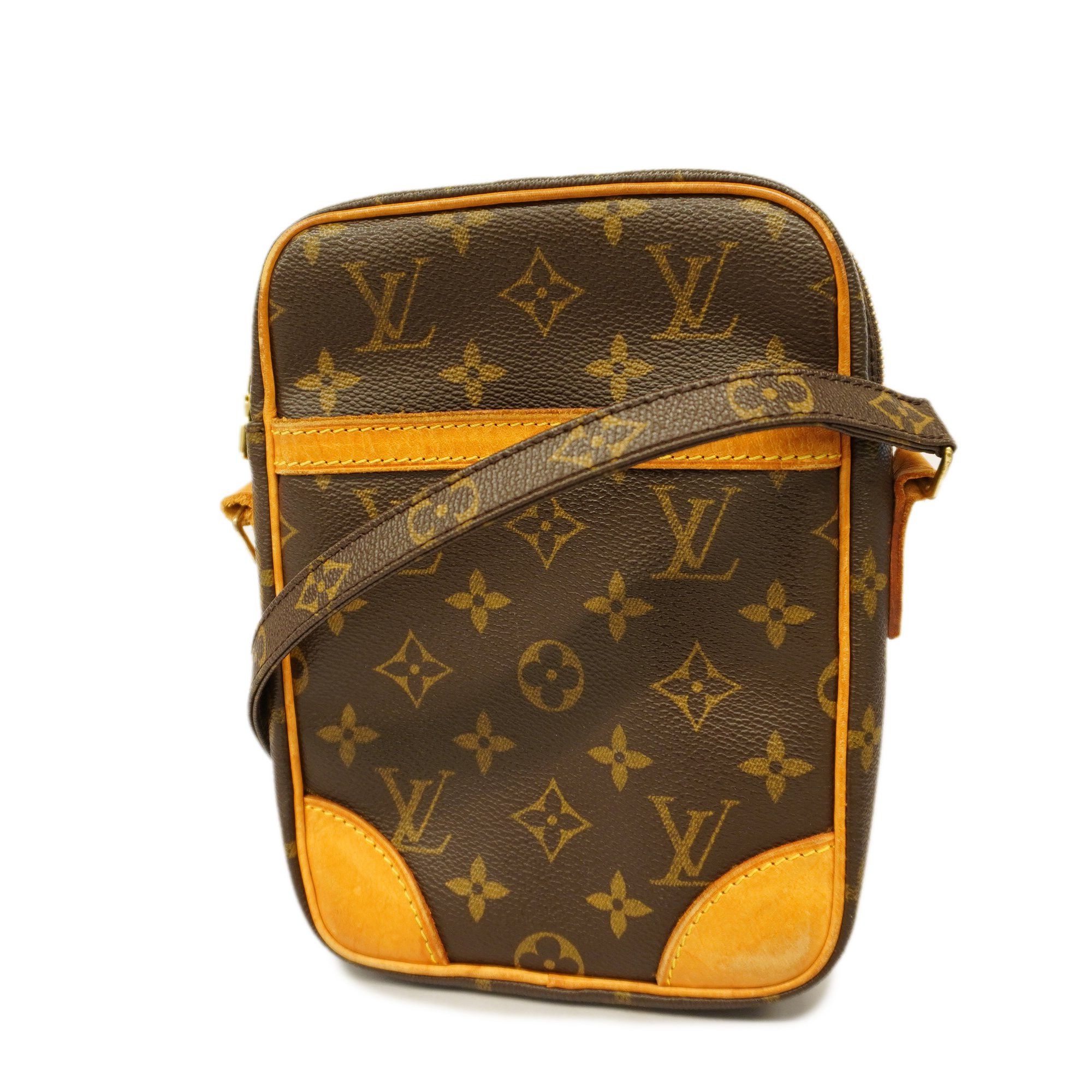 Auth Louis Vuitton Monogram Danube GM M45262 Women's Shoulder Bag