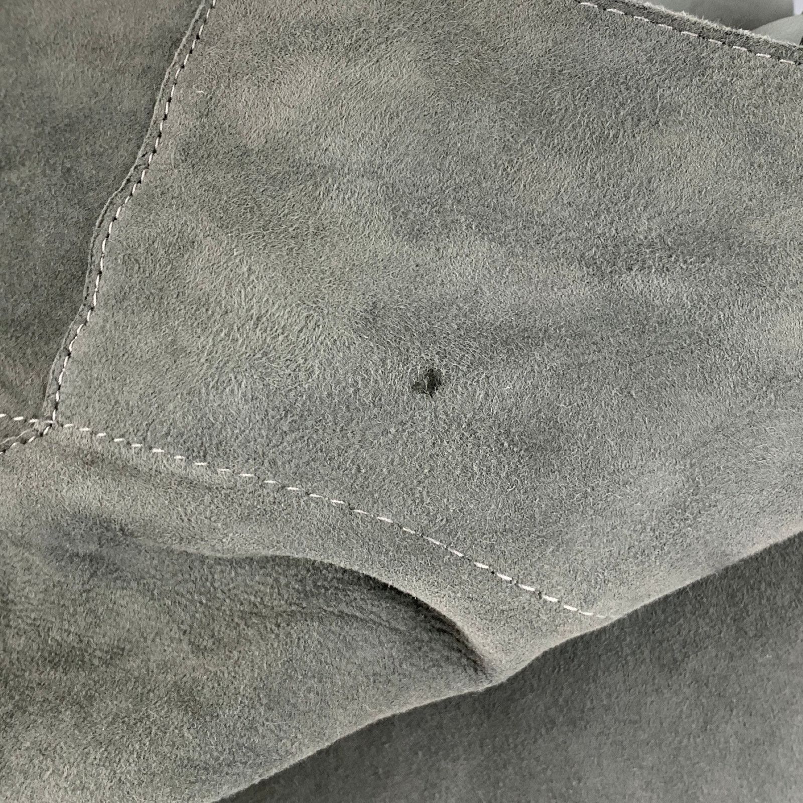 Other BOTTEGA GIOTTI Size XS Grey Leather Suede Reversible Coat Size XS / US 0-2 / IT 36-38 - 4 Thumbnail