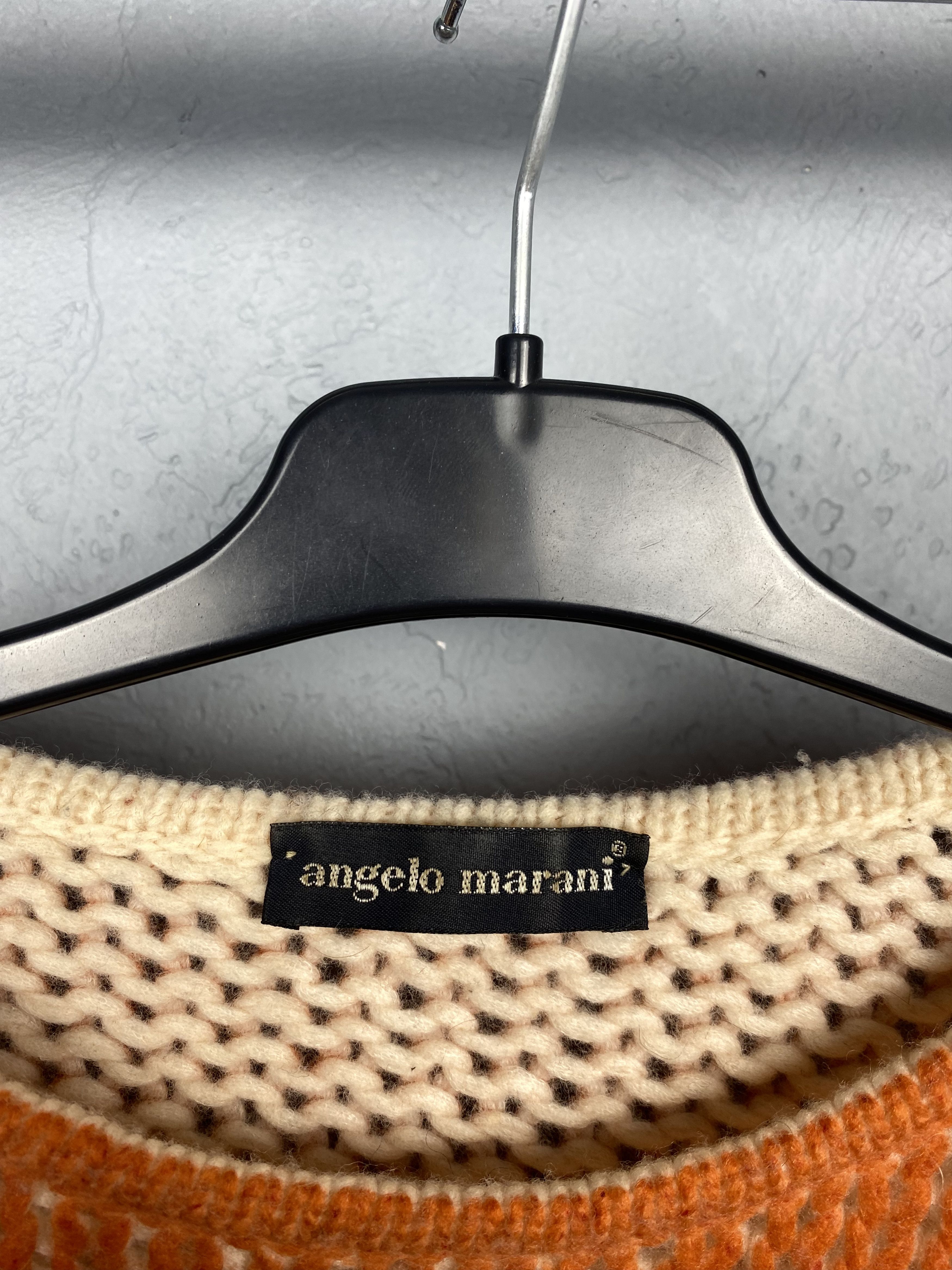 Other Angelo Marani Made in Italy Wool Knit Sweater Y2K Size M / US 6-8 / IT 42-44 - 3 Thumbnail