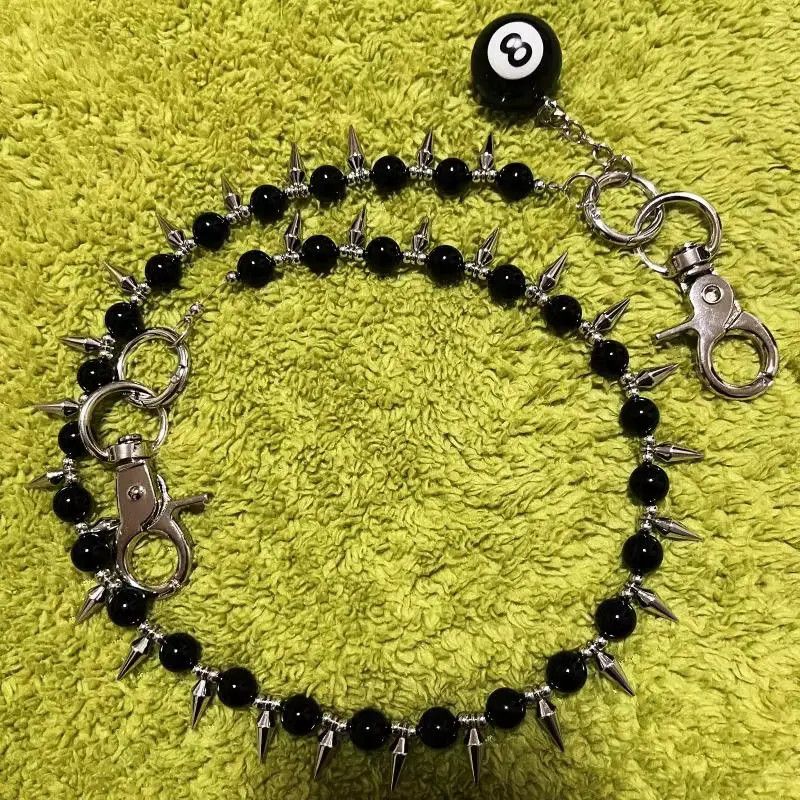 Jewelry 1 Layer Waist Punk Wallet Chain Size ONE SIZE - 5 Thumbnail