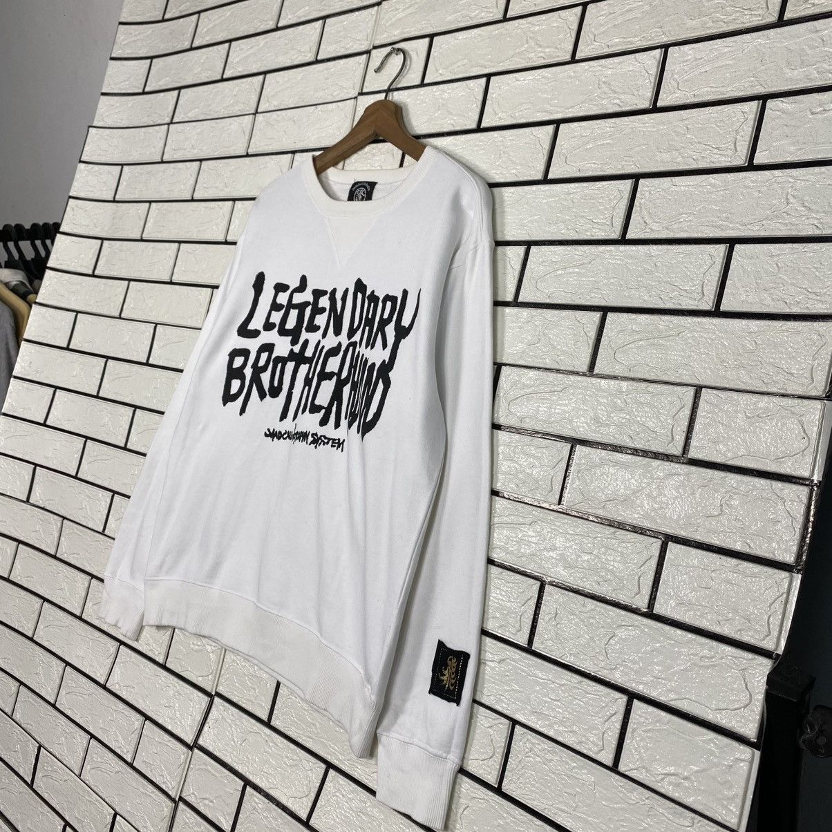 Japanese Brand Legendary Brotherhood Big Logo Sweatshirt Punk Design Size US M / EU 48-50 / 2 - 3 Thumbnail