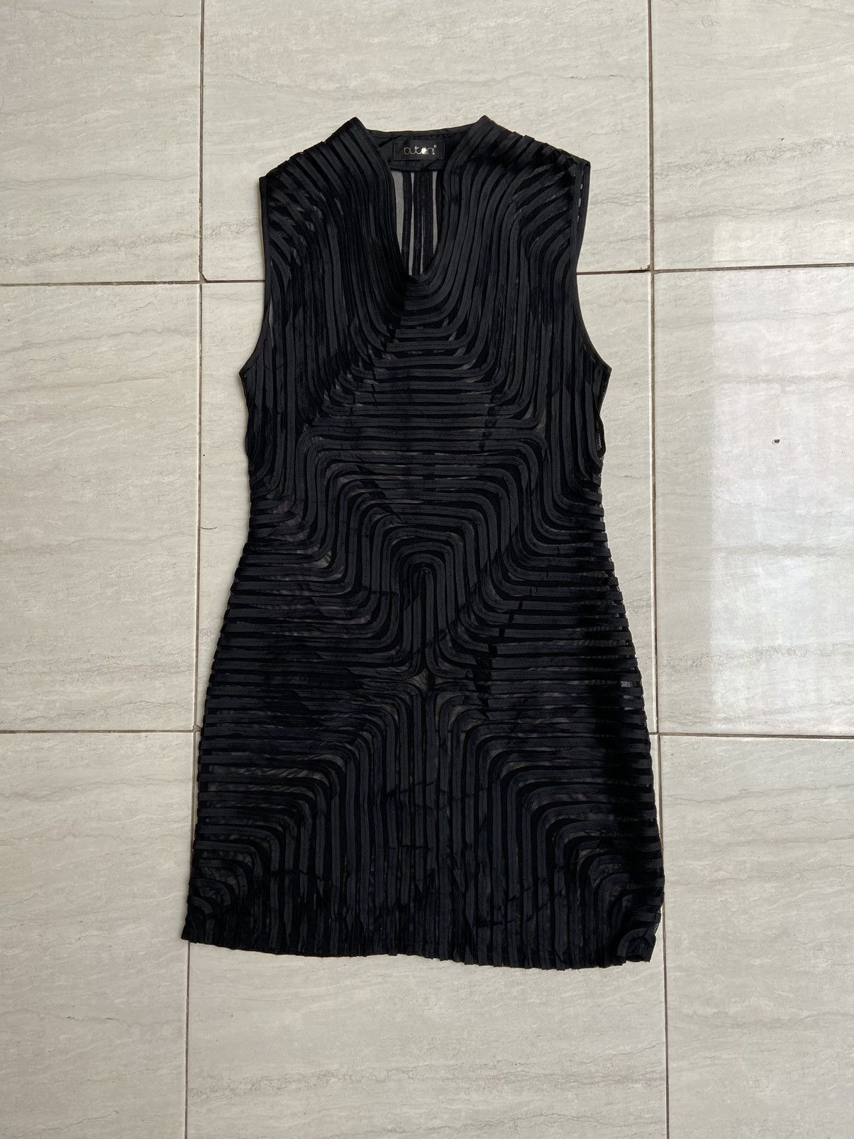 Designer × Japanese Brand BUTONI Black Midi Dress Size XS / US 0-2 / IT 36-38 - 5 Thumbnail
