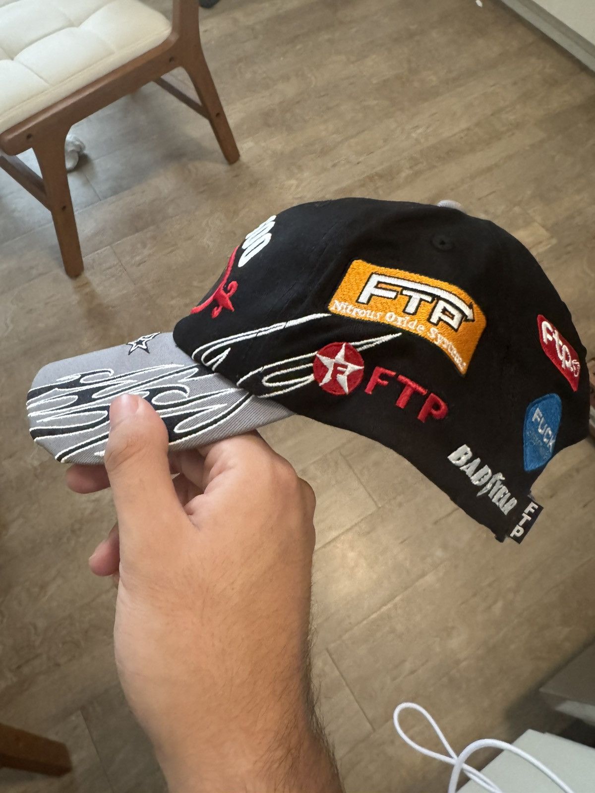 Fuck The Population FTP Raceway 6-Panel Size ONE SIZE - 2 Thumbnail