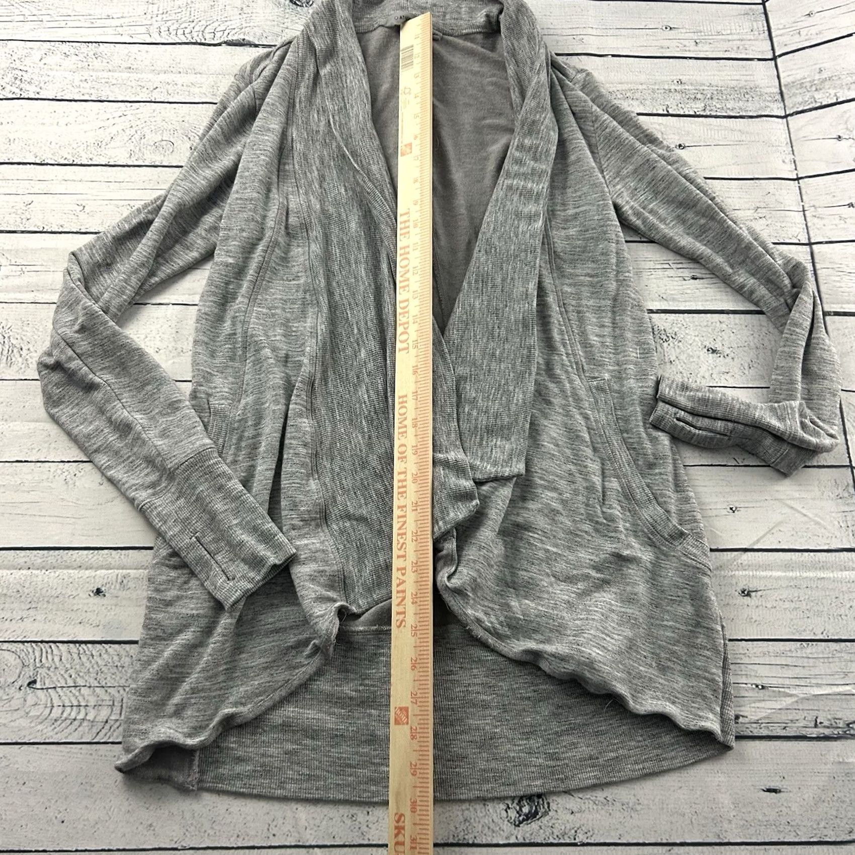 Athleta Athleta Cardigan Sweater Open Front Very Soft Women's XS Gray Size XS / US 0-2 / IT 36-38 - 2 Thumbnail