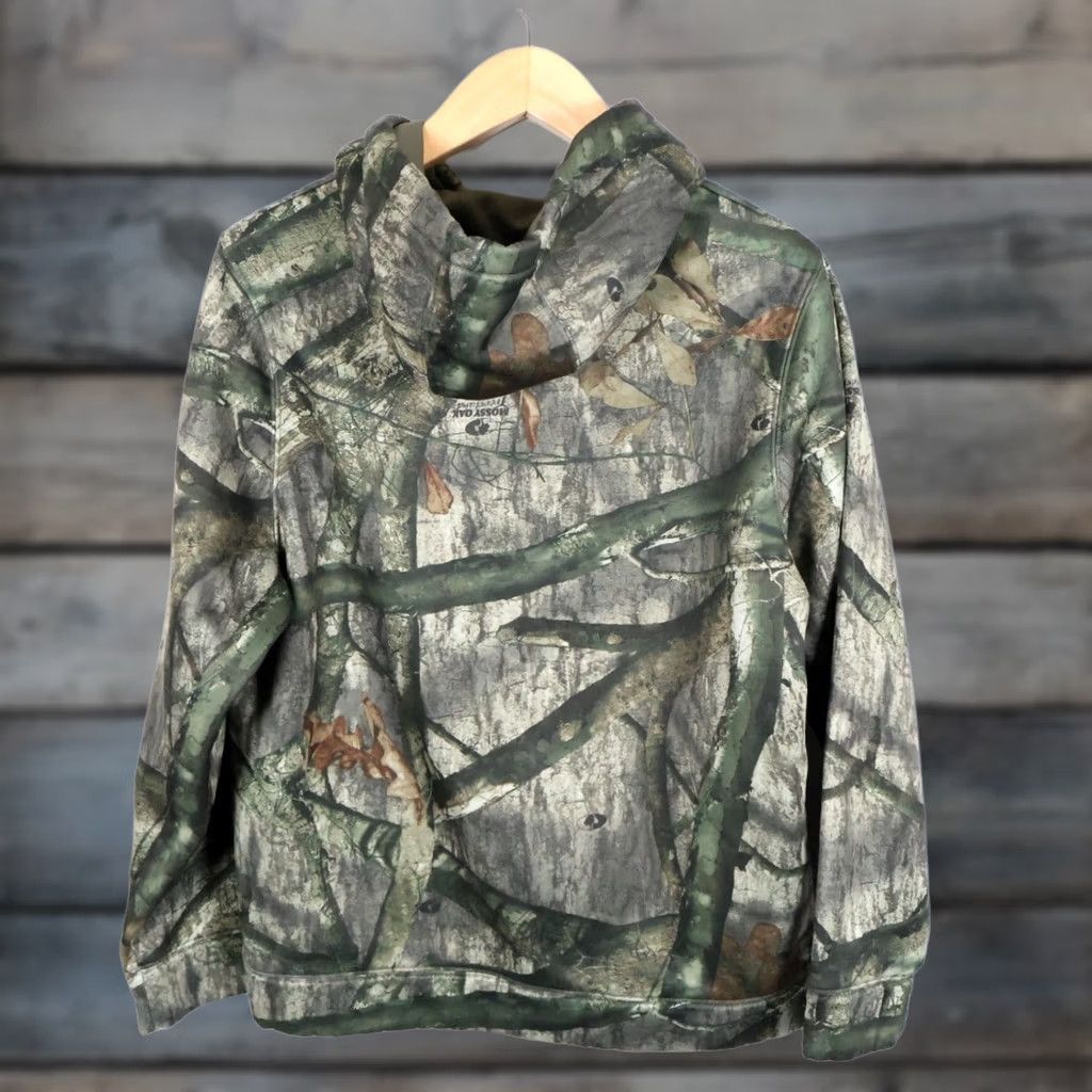 Under Armour Under armour Camouflage Hoodie Men's Medium Green Mossy Oak Tree Stand Camouflage Pullover Hooded Casual Regular Fit Logo Size US L / EU 52-54 / 3 - 1 Thumbnail