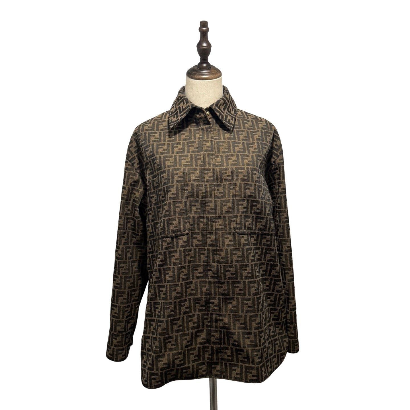 Fendi Fendi FF Monogram Shirt Jacket IT 38 Size XS / US 0-2 / IT 36-38 - 1 Thumbnail
