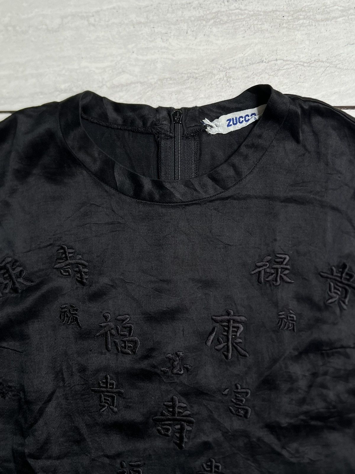 Zucca ZUCCA Issey Miyake Black Chinese Traditional Tops Size US XS / EU 42 / 0 - 9 Thumbnail