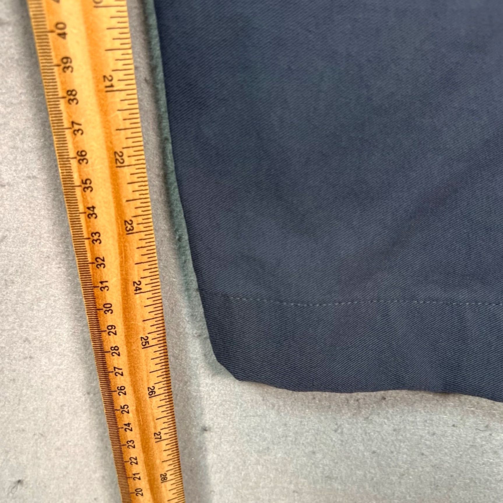 OUTLIER Pants Mens Size 32 Navy Blue Strongtwill Two-Way Stretch DWR Chino 5-Pocket Style Tapered Casual Seasonal Summer Fall Spring Mens