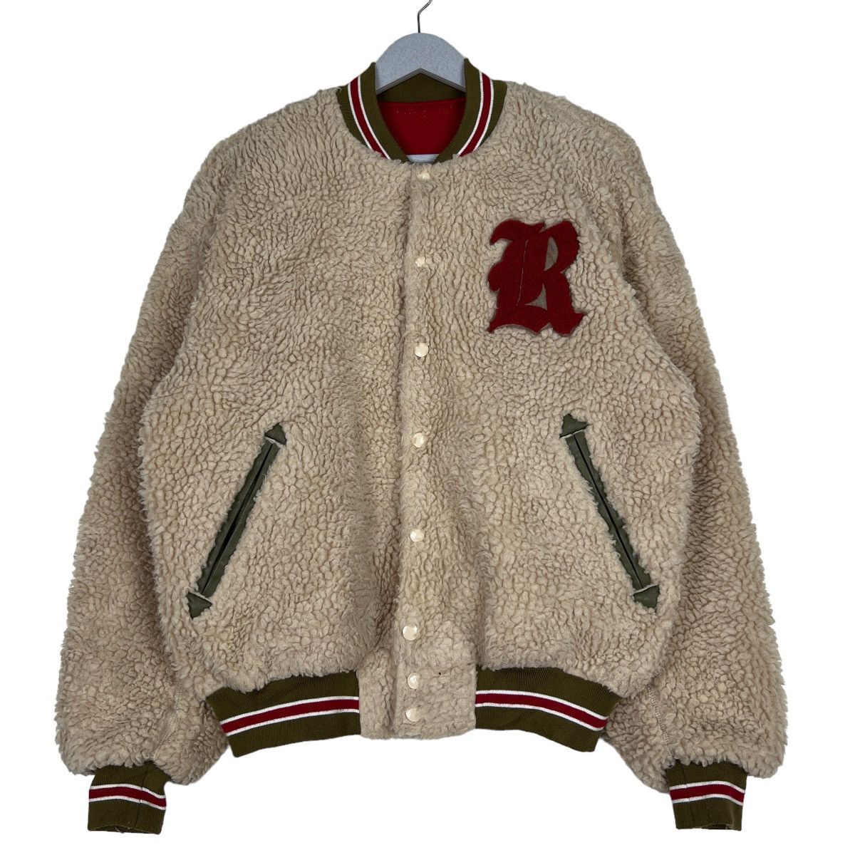 Japanese Brand 🔥 RODEO CROWN DEEP PILE FLEECE BOMBER JACKET Size US M / EU 48-50 / 2 - 1 Thumbnail