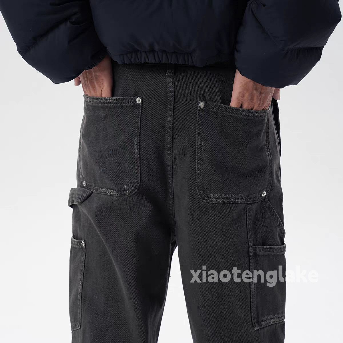 Jean xtl faded loose baggy hiphop carpenter ripped jeans Size US 34 / EU 50 - 5 Thumbnail