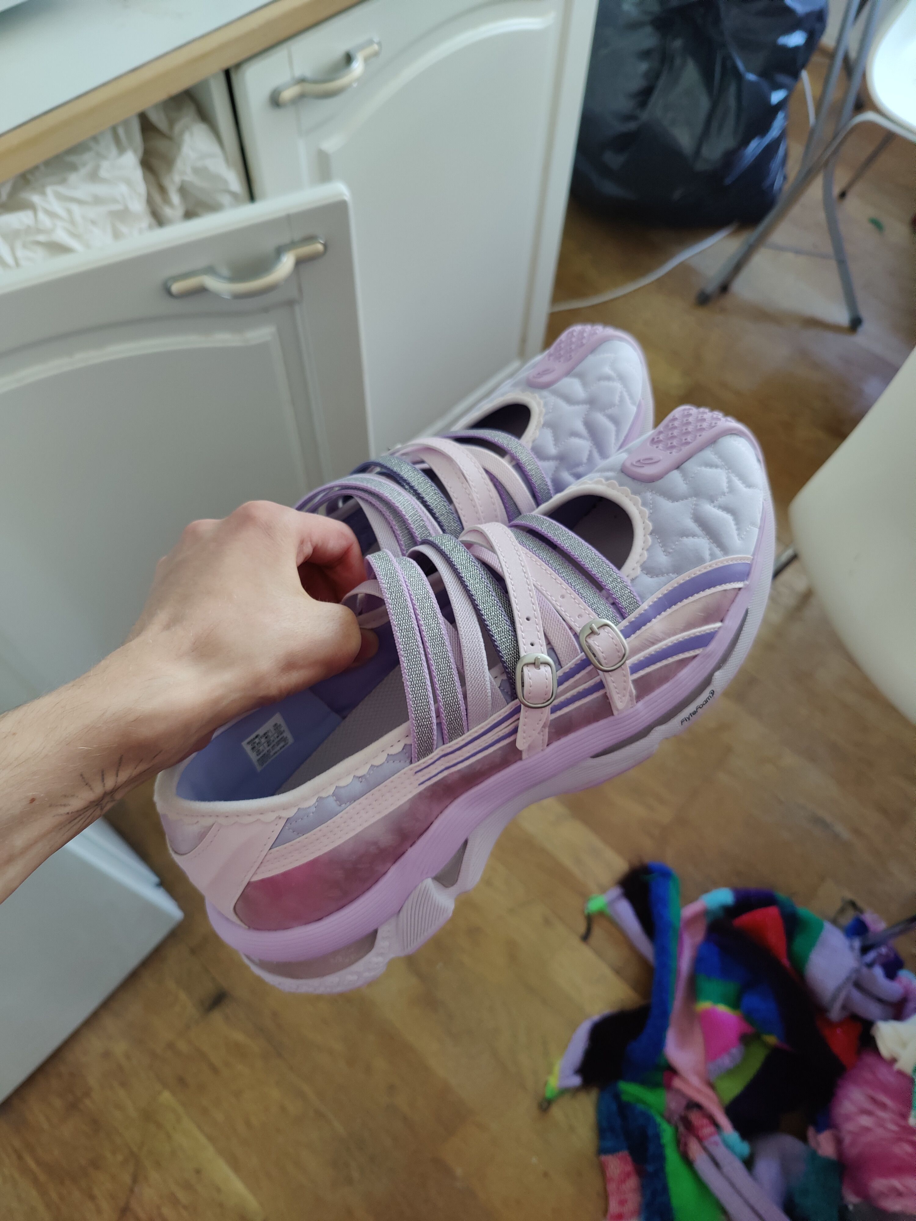 image of Kiko Kostadinov X Heaven By Marc Jacobs X Asics Gel-Lokros Shoes in Vapor/Cosmos, Men's (Size 12)