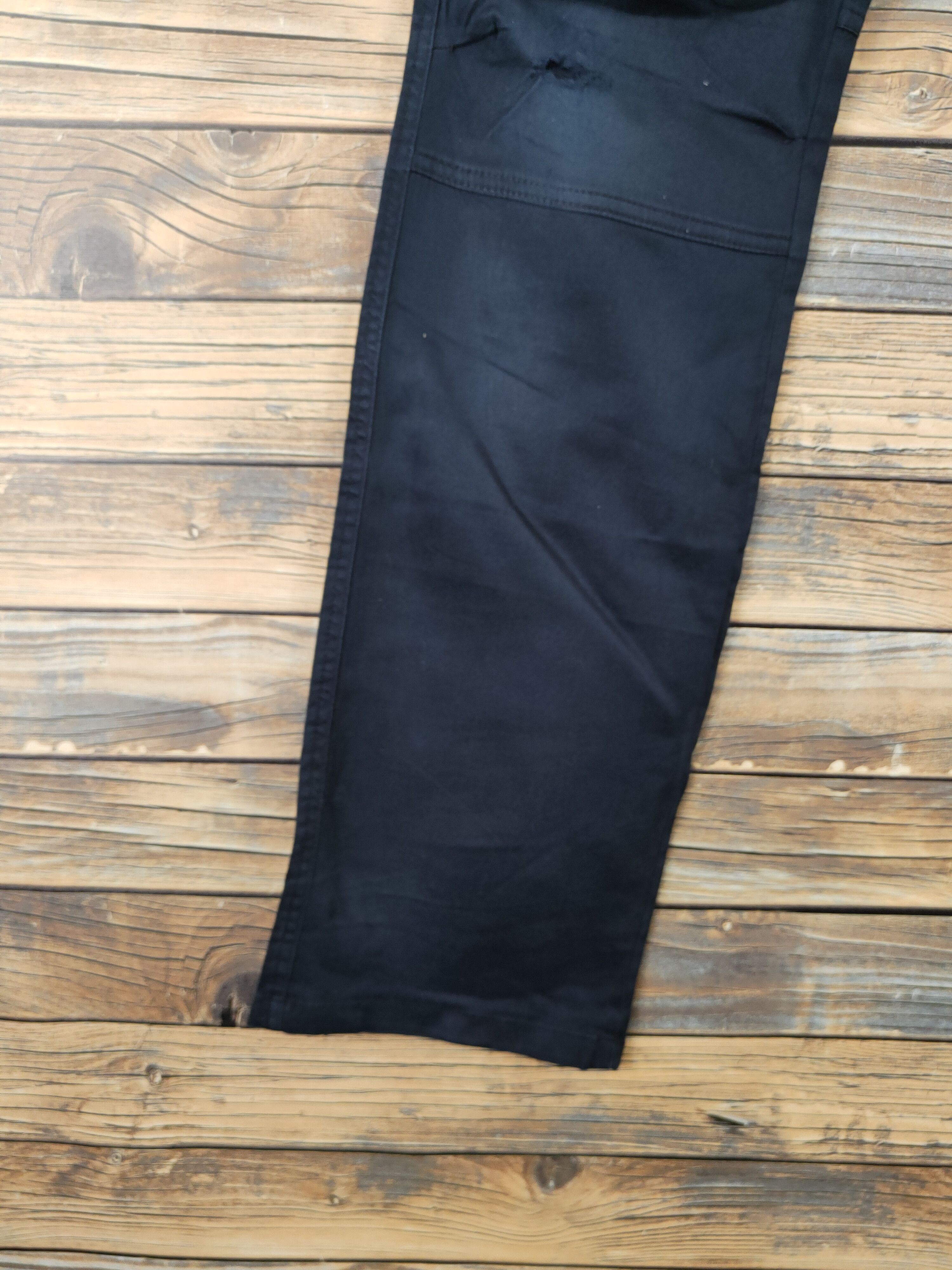 semanticdesign Semantic Design Black punk Multipocket Cargo Pants #W1851 Size US 32 / EU 48 - 5 Thumbnail