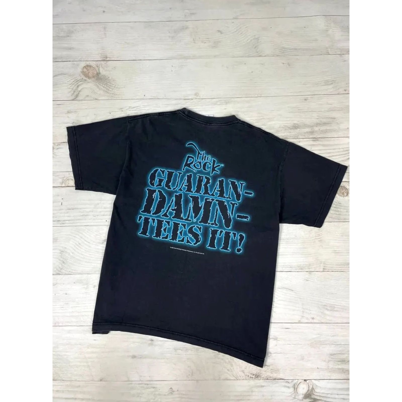 Vintage VINTAGE WWE The Rock Wrestling T-Shirt Men L Black Shirt Size US L / EU 52-54 / 3 - 2 Thumbnail