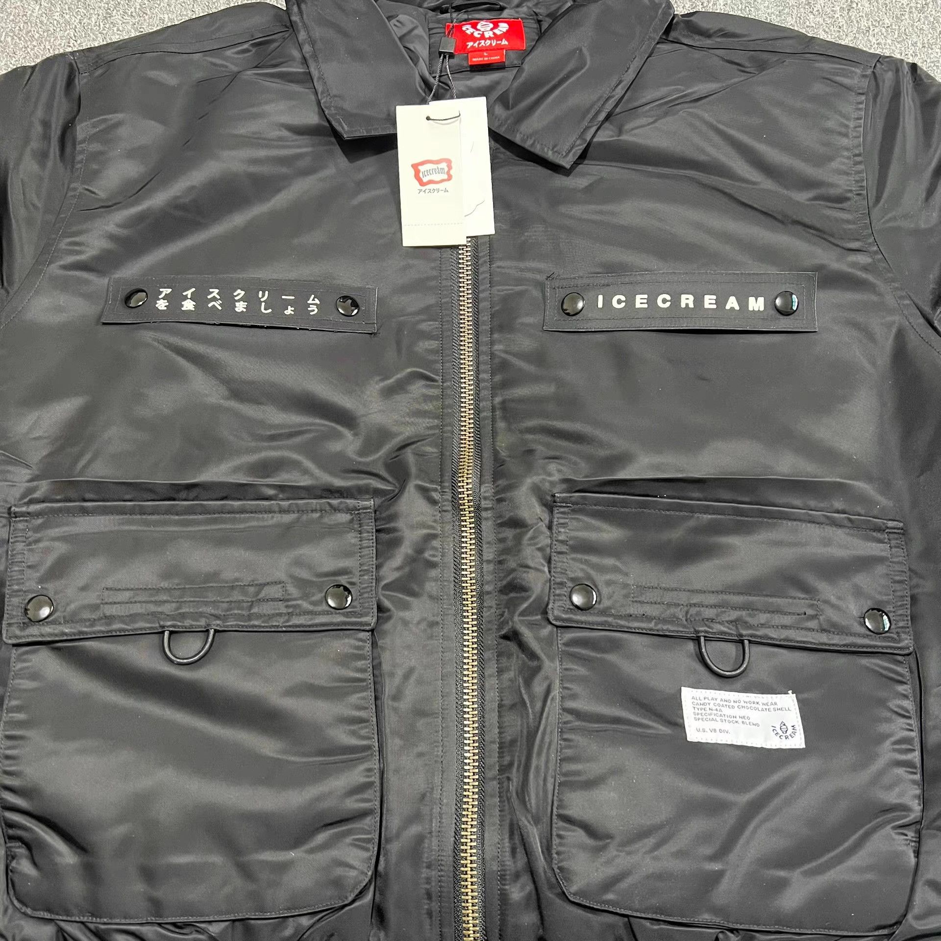 Billionaire Boys Club BBC ICECREAM Flying Dog Collared Quilted Flight Jacket Q7 Size US L / EU 52-54 / 3 - 2 Thumbnail
