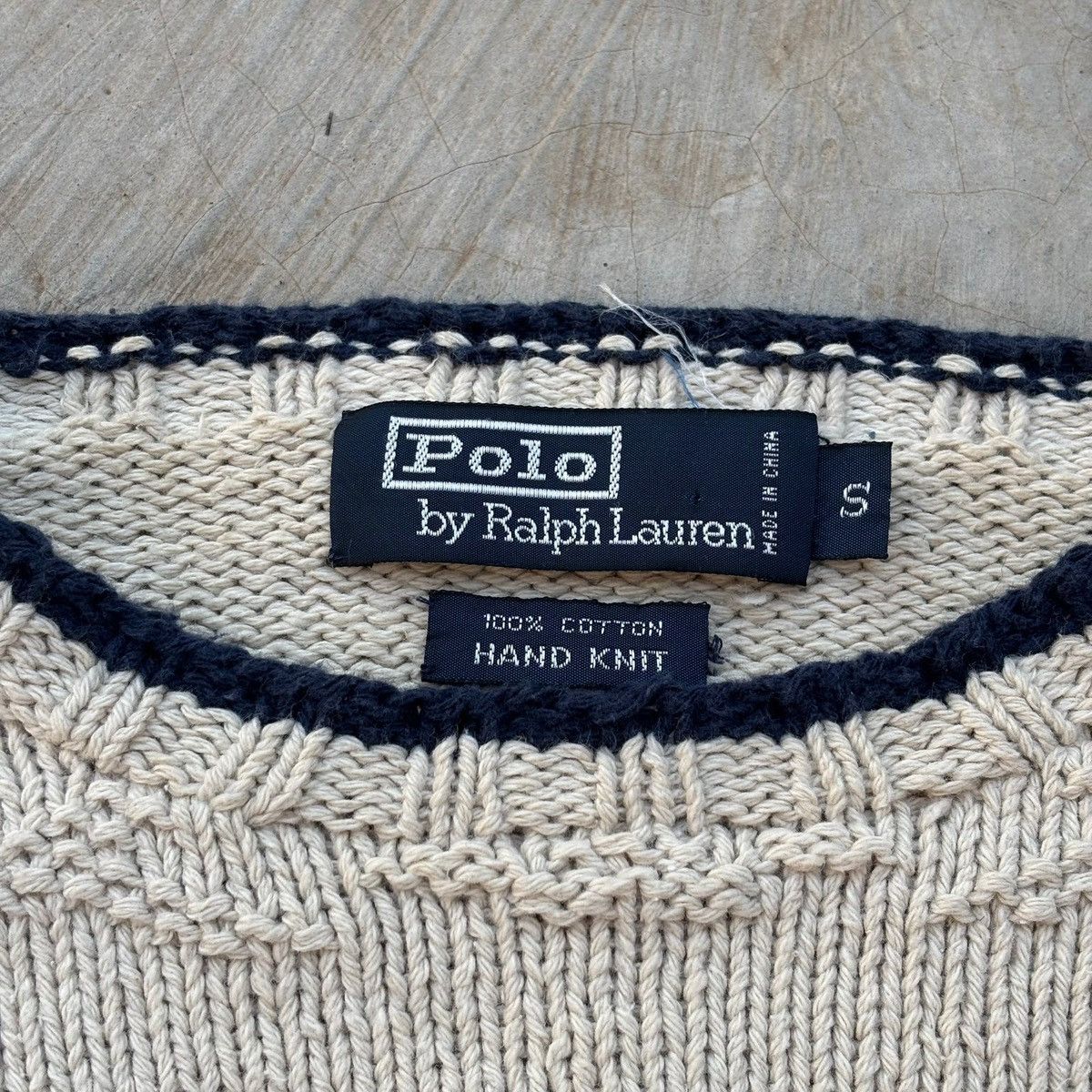 Polo Ralph Lauren Vintage 90s Polo Ralph Lauren Flag Knit Sweater Size US L / EU 52-54 / 3 - 4 Thumbnail