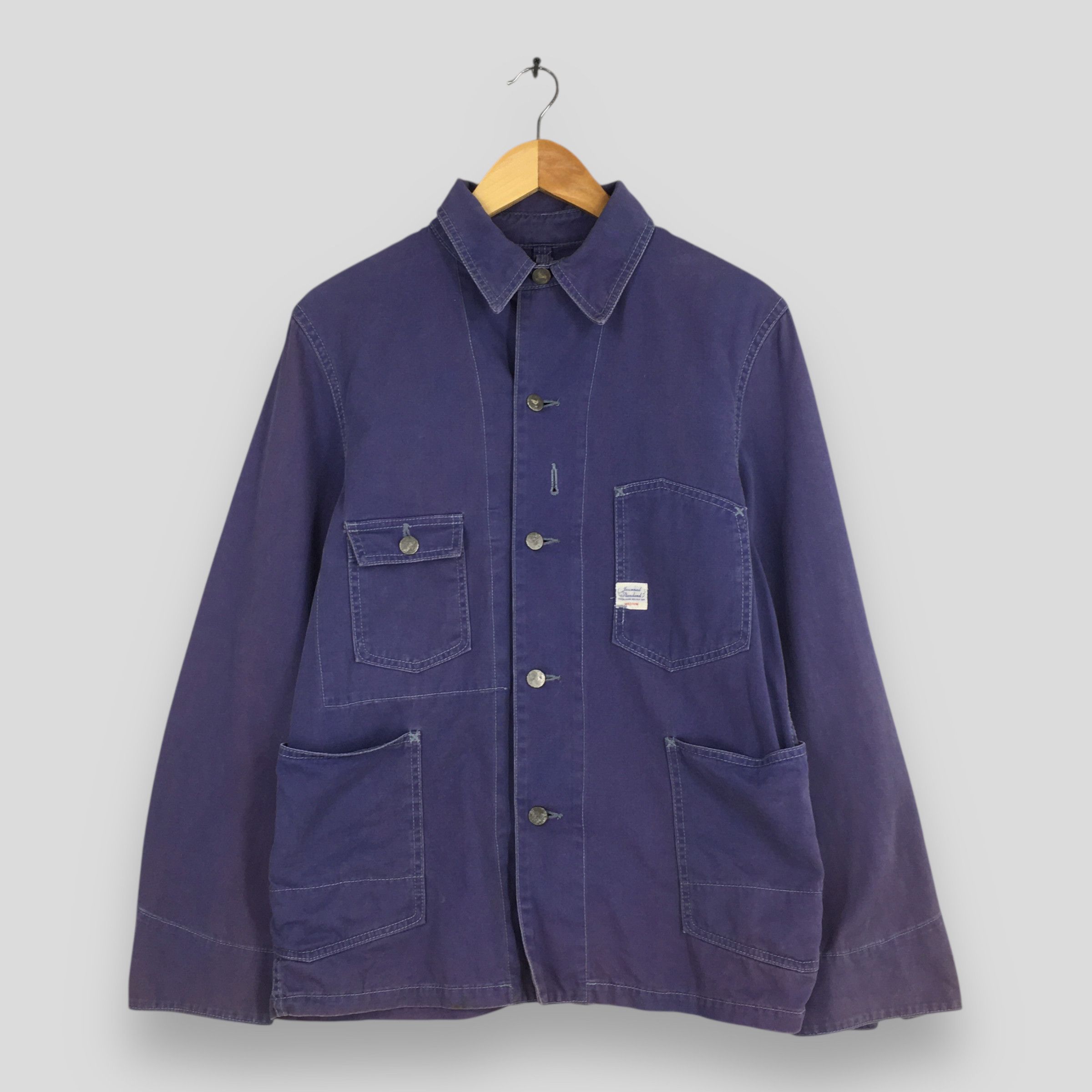 Journal Standard Vintage 90s Journal Standard Denim Workers Button Jacket M Size US M / EU 48-50 / 2 - 1 Thumbnail