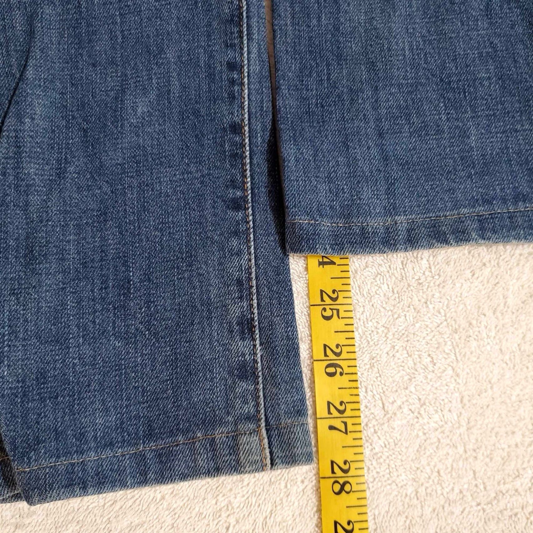 Tommy Hilfiger VINTAGE Tommy Hilfiger Jeans Mens 36x28 Hip Hop Streetwear Blue Straight Denim Size US 36 / EU 52 - 4 Thumbnail
