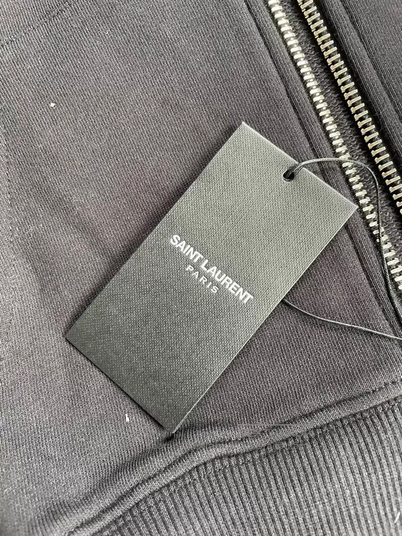 Saint Laurent Paris Saint Laurent Paris Hooded Sheepskin and Leather Drawstrin Size US S / EU 44-46 / 1 - 6 Thumbnail