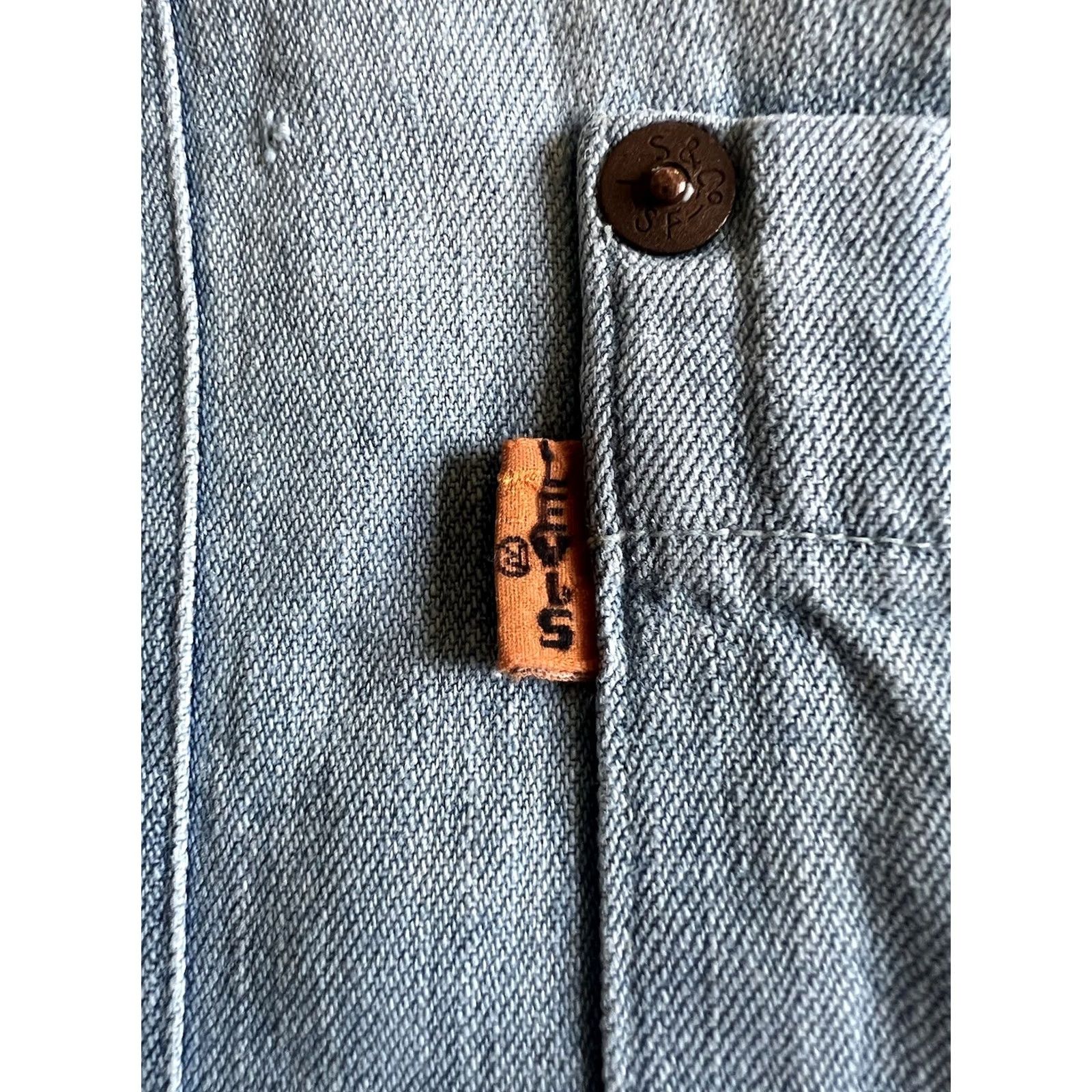 Levi's Levi's LVC Robert Geller Shirt M Orange Tab BIG E Retro Riveted Made USA 70s Size US M / EU 48-50 / 2 - 5 Thumbnail
