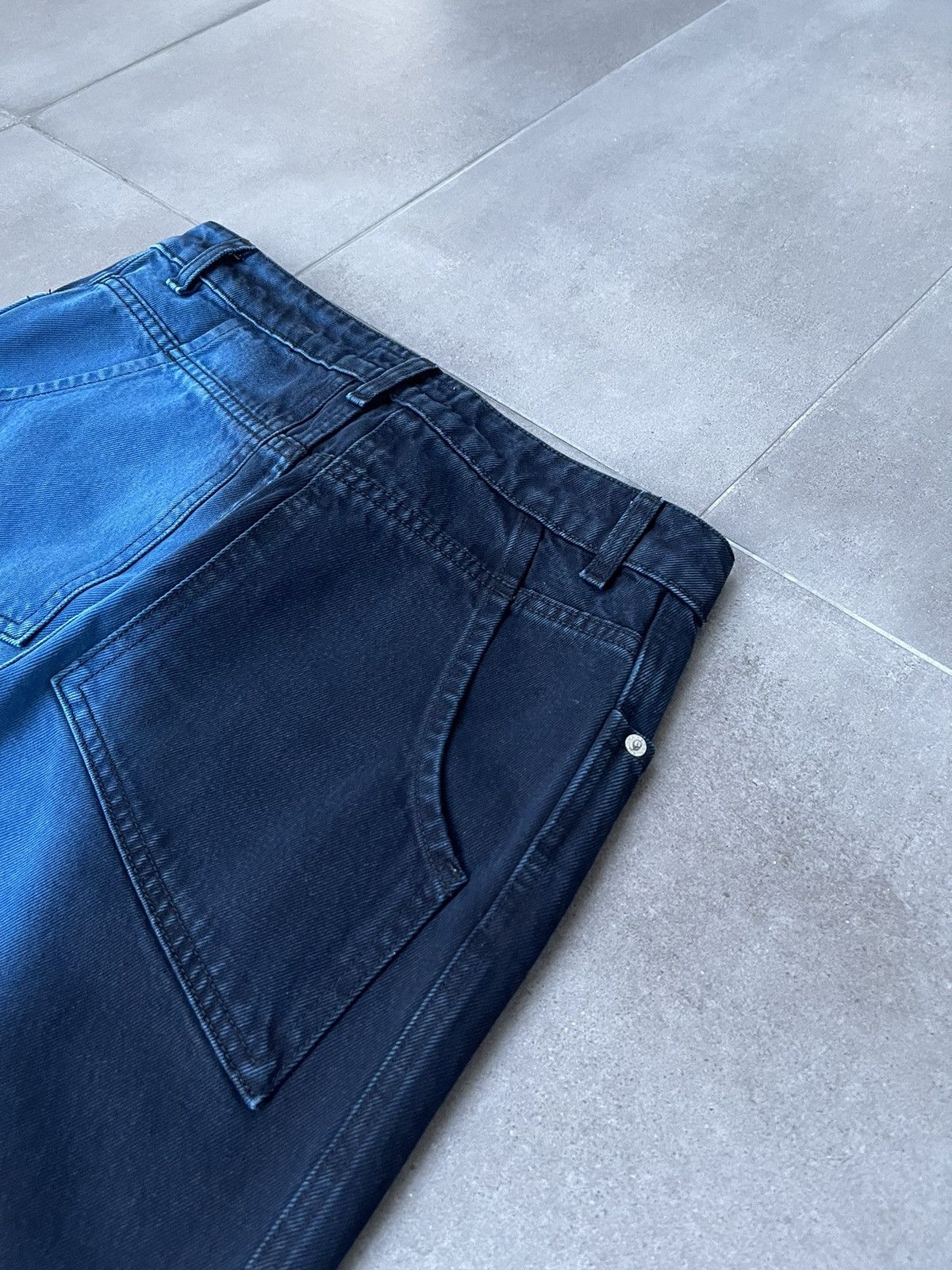 Eckhaus Latta !DS! SS23 Eckhaus Latta Moon Wash Blue Denim Pants Size US 32 / EU 48 - 12 Thumbnail