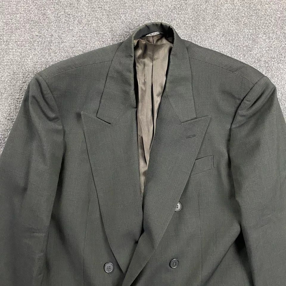 Other Rialto Blazer Adults 48R Gray Glen Check Jacket Pure Virgin Size 48R - 2 Thumbnail