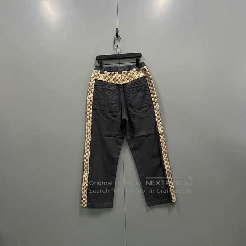 Gucci Gucci Stitching old-fashioned workwear pants Size US 30 / EU 46 - 2 Thumbnail