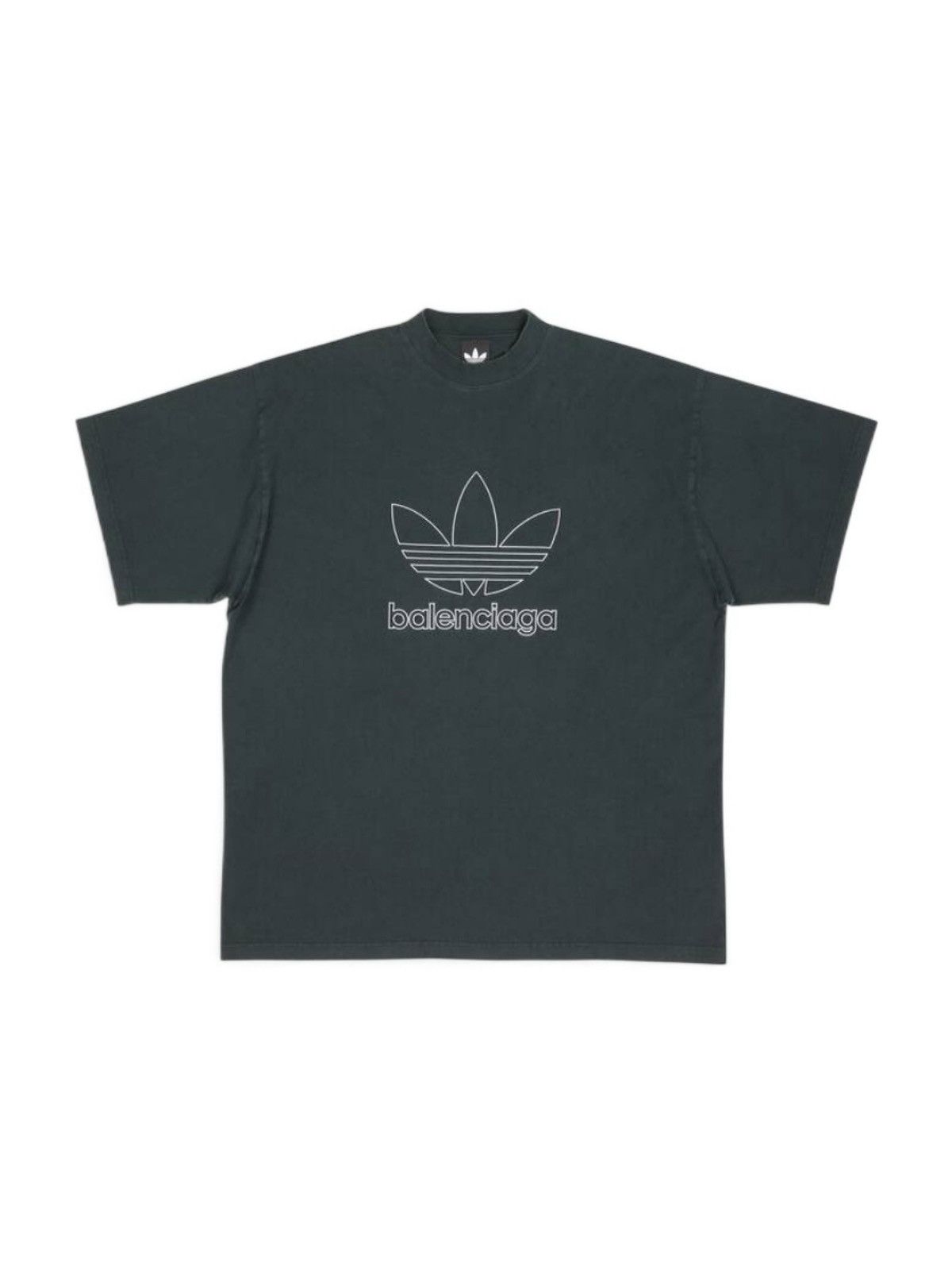 Balenciaga Rare Balenciaga x Adidas Dark Green T-shirt Size US XL / EU 56 / 4 - 1 Thumbnail