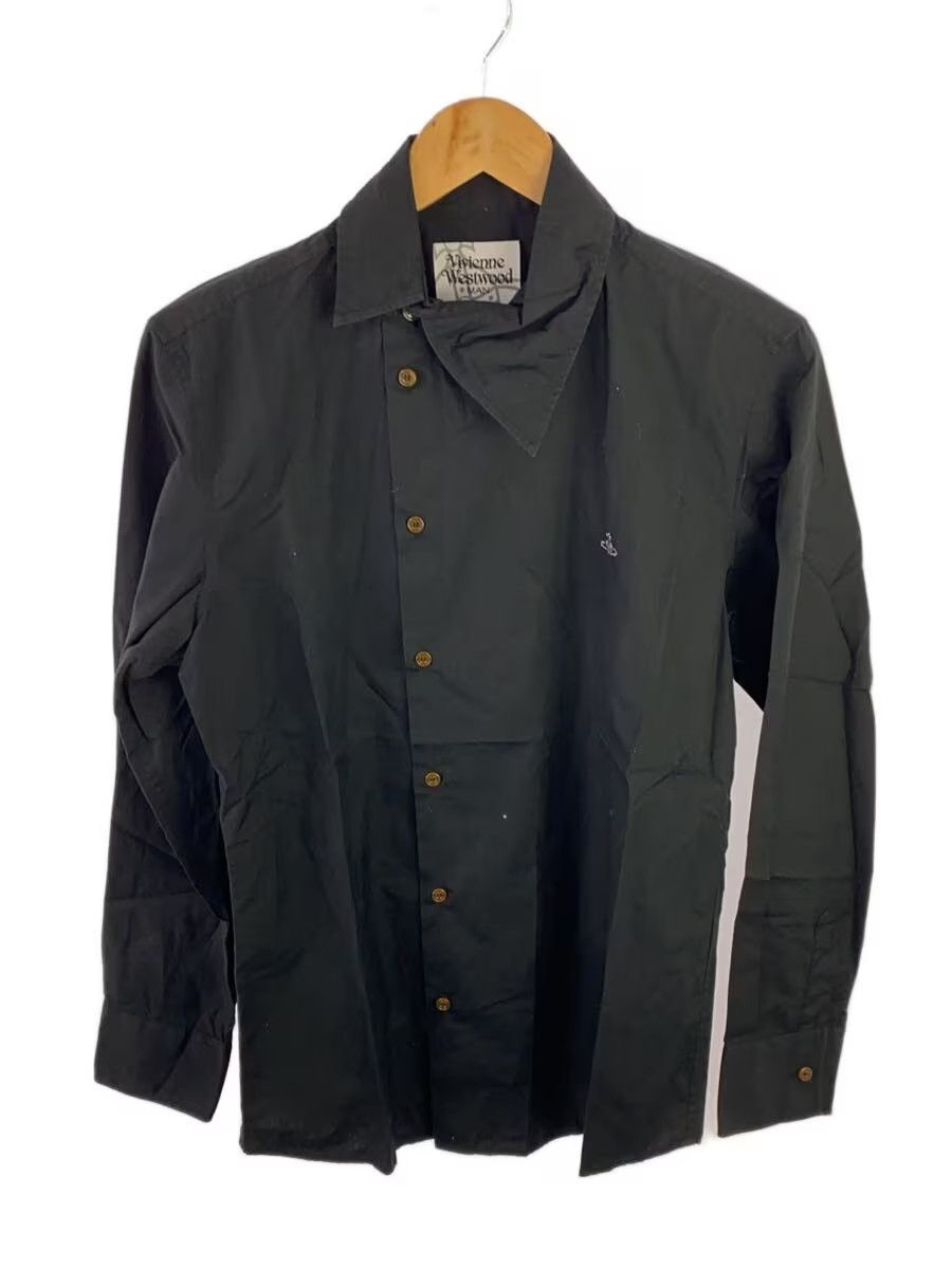 Vivienne Westwood Asymmetrical Collar Orb Button Shirt Size US M / EU 48-50 / 2 - 1 Thumbnail